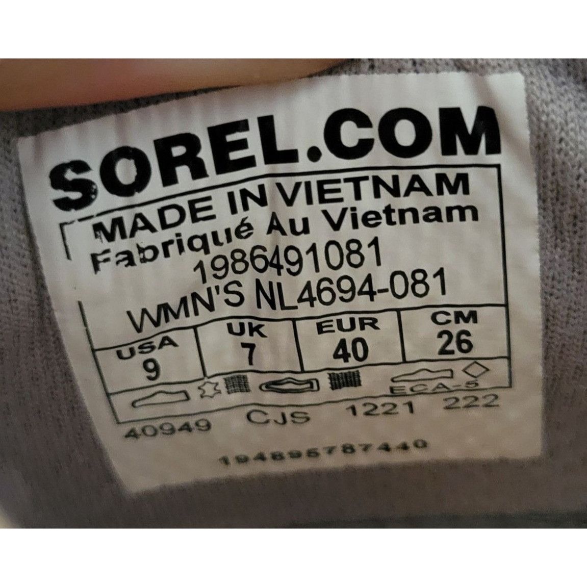 SOREL Sorel Kinetic Impact Lace Sneakers 9 Comfort Outdoors Size US 9 / IT 39 - 5 Thumbnail
