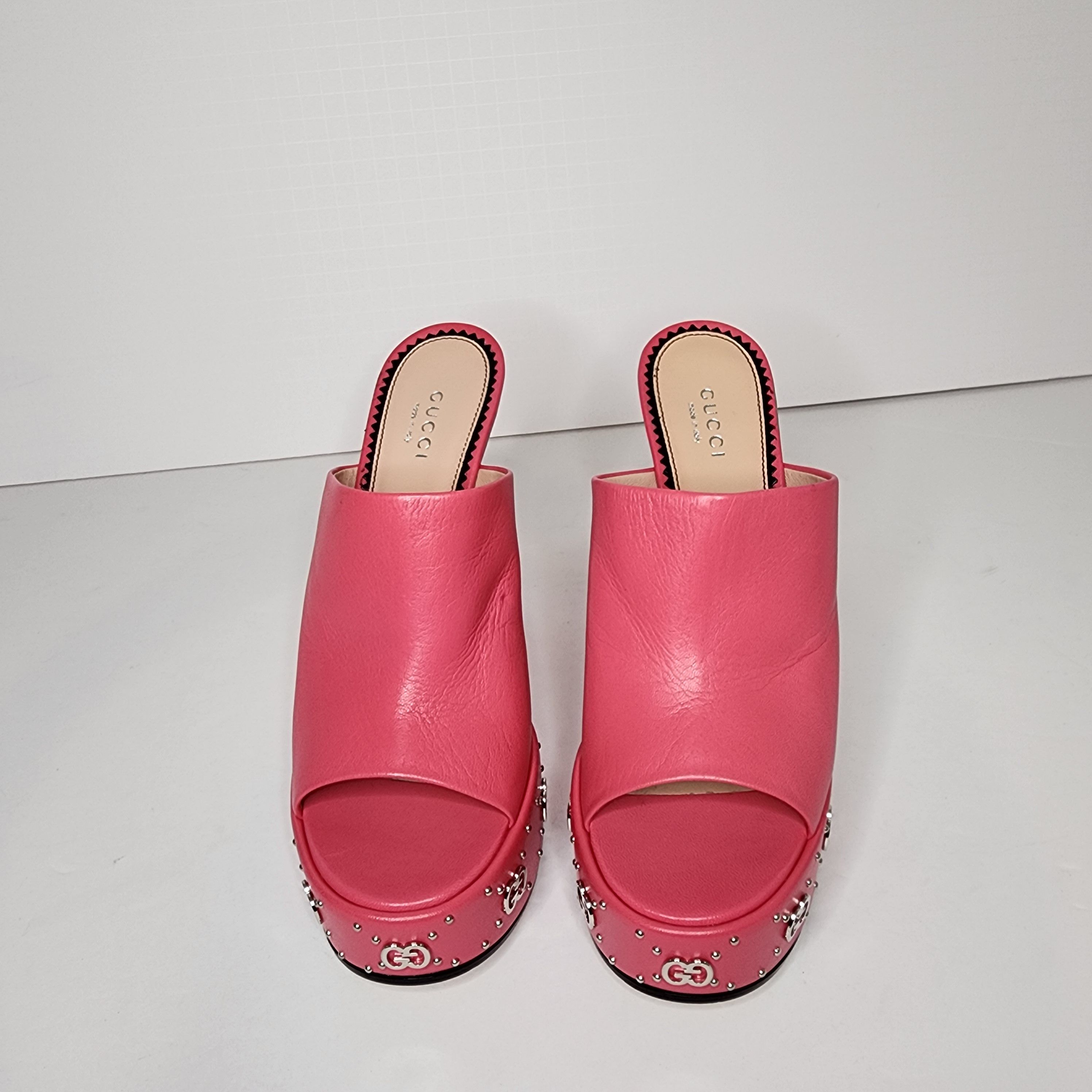 Gucci Gucci Malaga Kid Platform Mules Size US 8.5 / IT 38.5 - 2 Thumbnail
