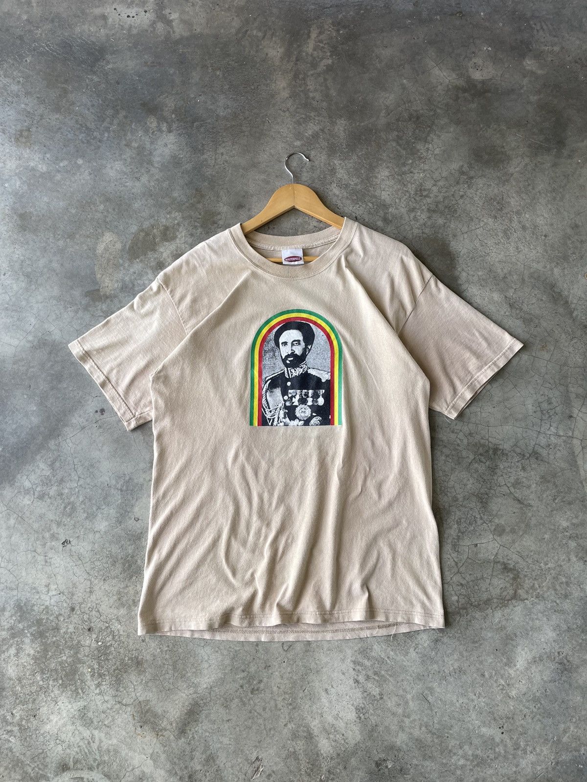 Vintage Haile Selassie rastafarian vintage tshirt Size US L / EU 52-54 / 3 - 1 Thumbnail