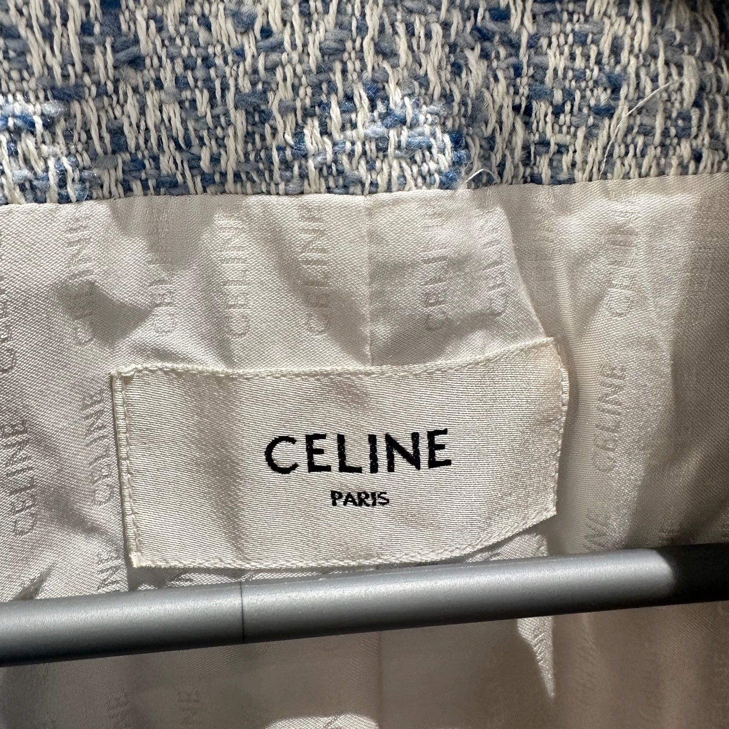 Celine Celine may826 Heavily Crafted Tweed Jacket Women's 38 Size S / US 4 / IT 40 - 5 Thumbnail