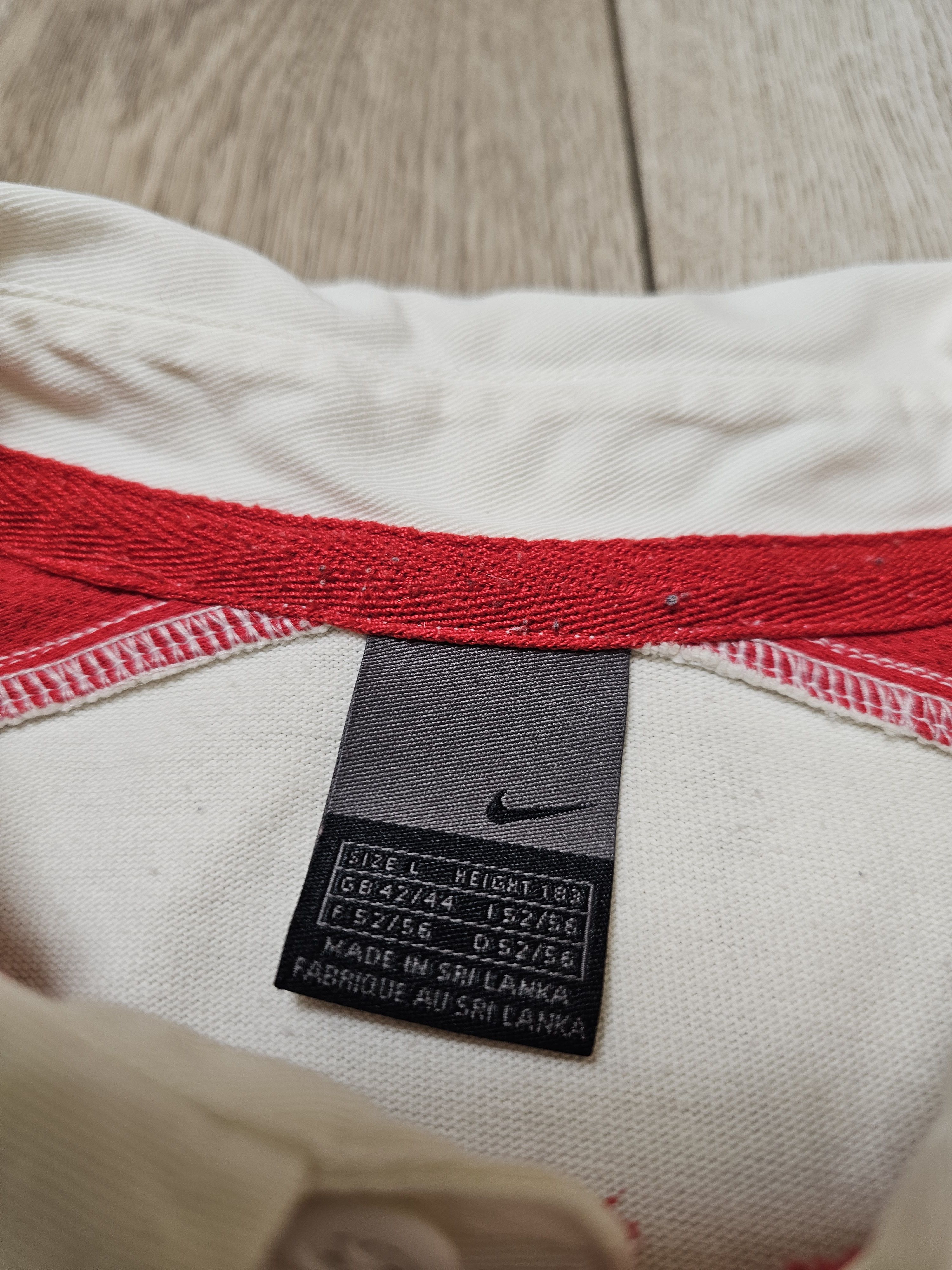 Nike ENGLAND RUGBY JERSEY VINTAGE LONG NIKE SHIRT RUGBY JERSEY O2 Size US L / EU 52-54 / 3 - 7 Thumbnail