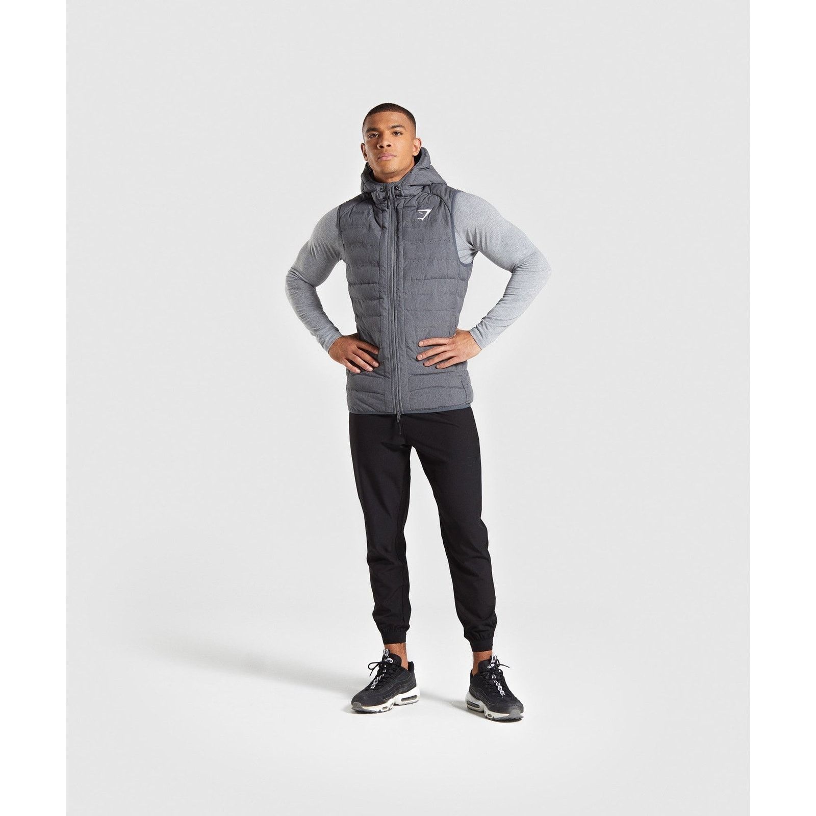 Gymshark Gymshark Sector Gilet V2 Gray Medium Men’s Vest Size US M / EU 48-50 / 2 - 5 Thumbnail