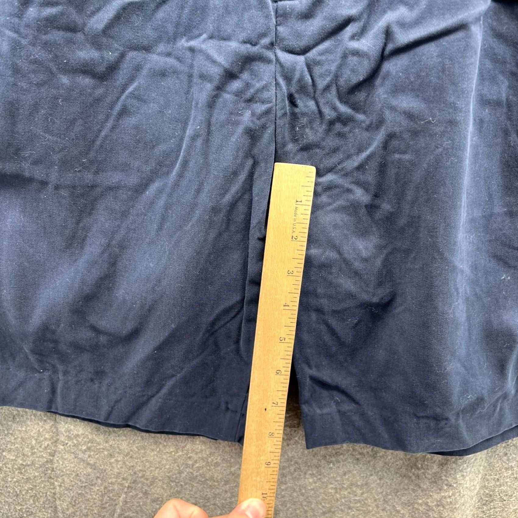 Vintage Greg Norman Shorts Mens 38 Blue Navy Chino Pleated Pima Cotton Canvas Size US 38 / EU 54 - 4 Thumbnail