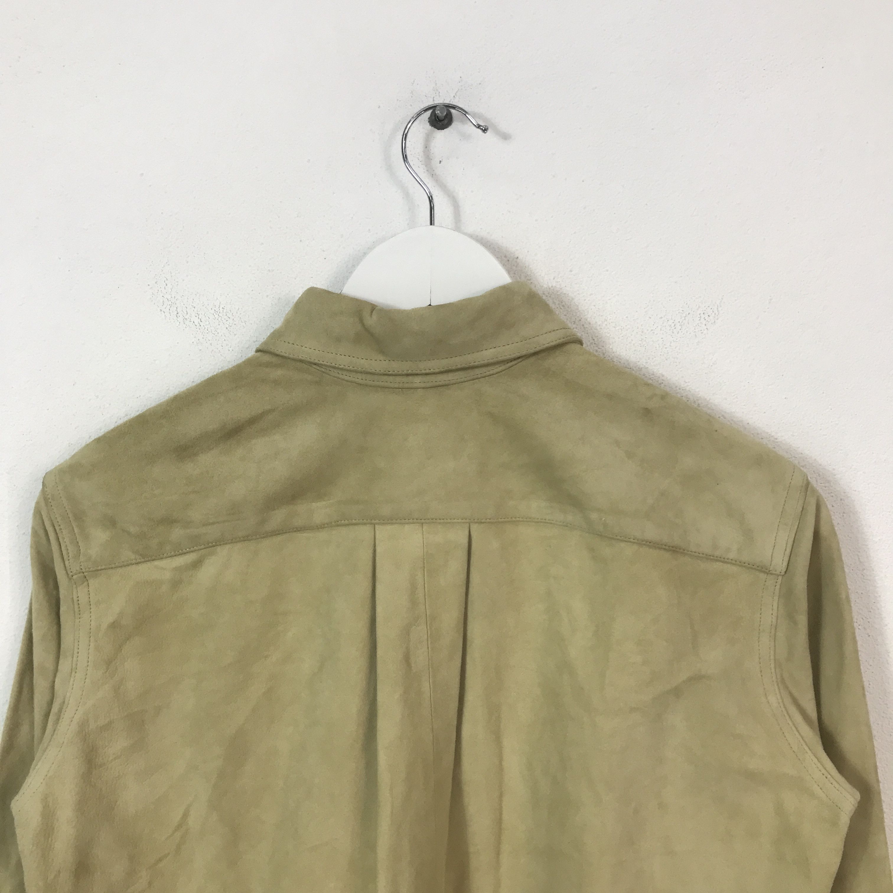 Ralph Lauren Vintage Ralph Lauren Leather button Up T-Shirt Size US M / EU 48-50 / 2 - 4 Thumbnail