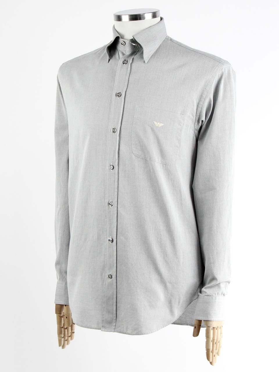 Emporio Armani EMPORIO ARMANI Cotton shirt with logo Size US L / EU 52-54 / 3 - 2 Thumbnail