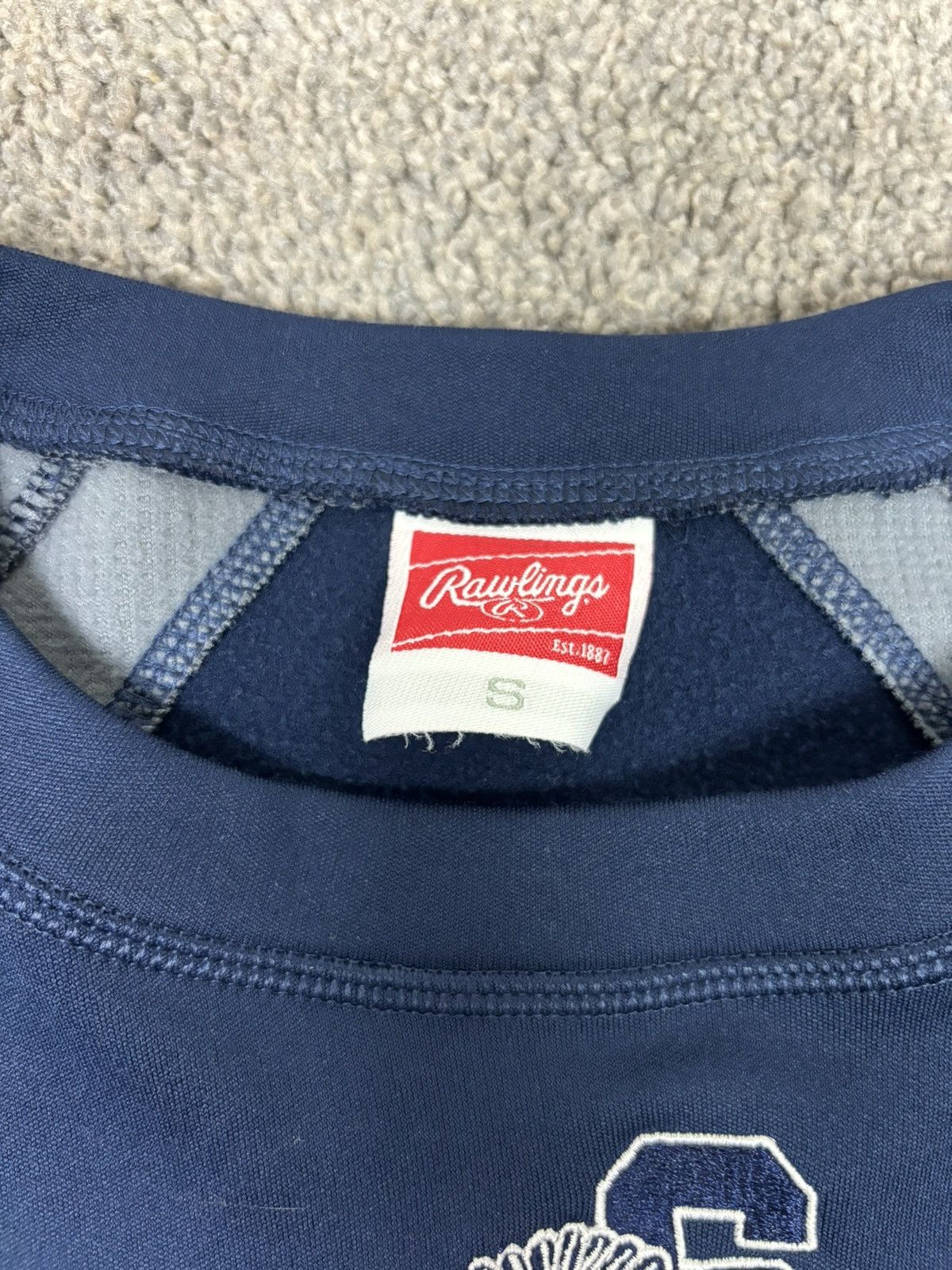Vintage Blue and gray rawlings baseball thermal top Size US S / EU 44-46 / 1 - 3 Thumbnail