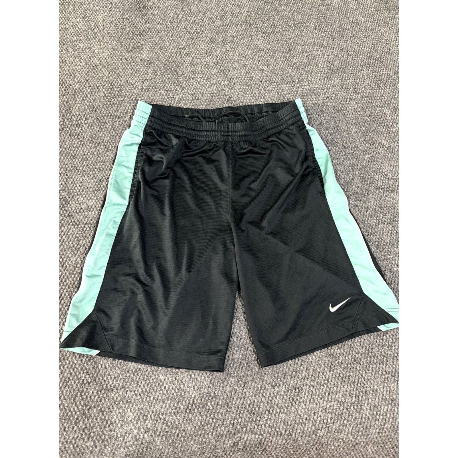 Nike Nike Shorts Mens M Black Colorblock 11 Inch Athletic Gym Training Size US 31 - 2 Thumbnail