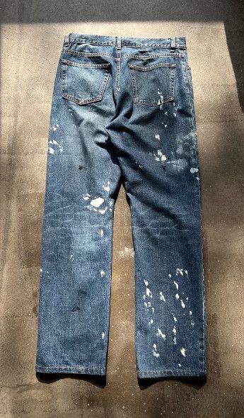 Helmut Lang Helmut Lang Splatter-Print Denim Jeans Size US 41 - 2 Thumbnail