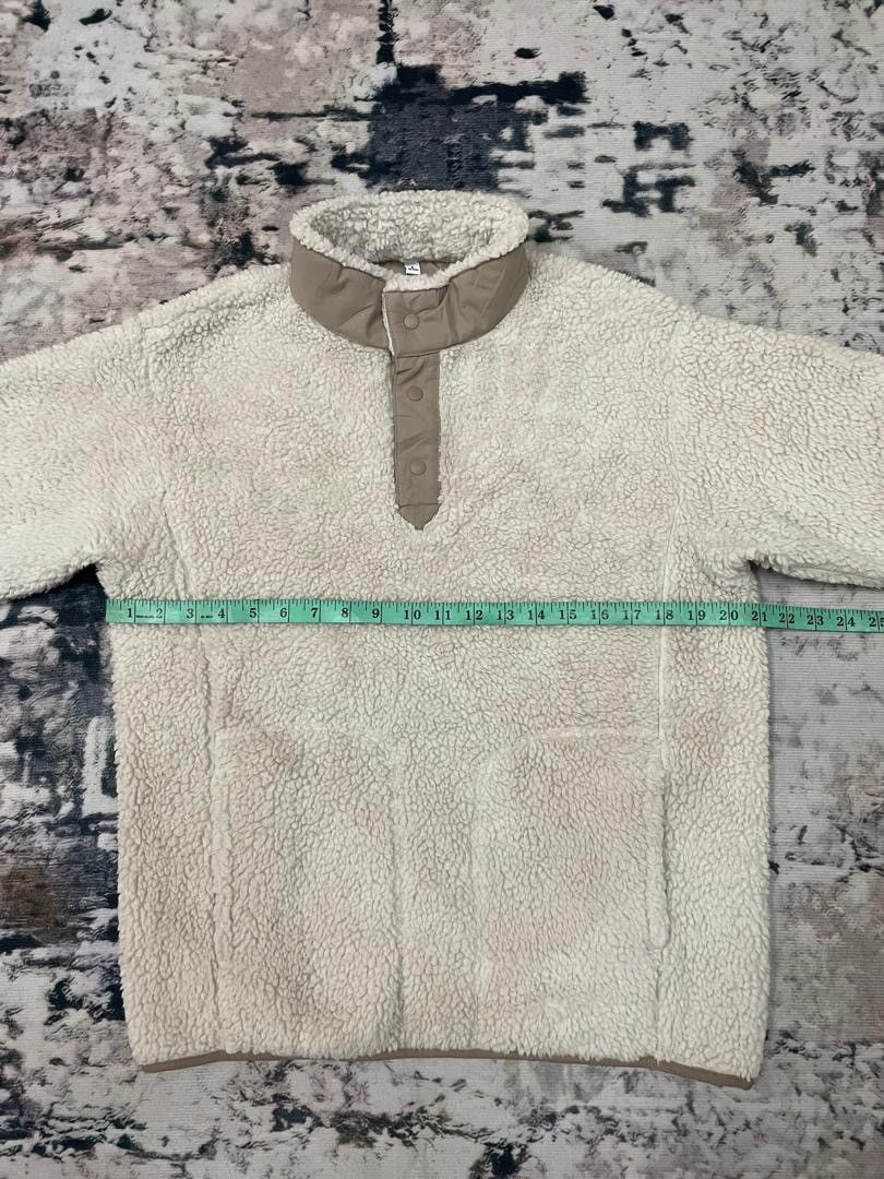 Japanese Brand × Uniqlo × White Mountaineering Uniqlo White Mountaineering Fleece Sherpa Halfbutton Sweater Size US S / EU 44-46 / 1 - 9 Thumbnail