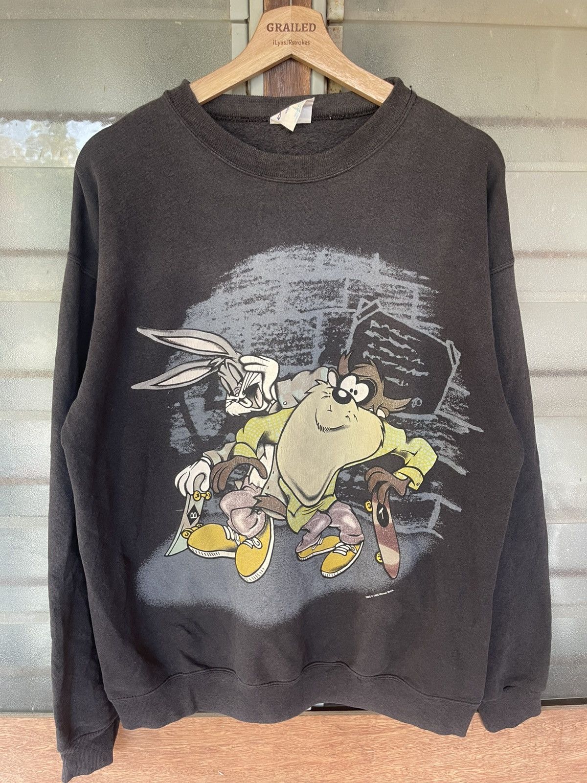 Warner Bros Vintage 90's Tasmanian Devil Skateboards Warner Bros Bunny Size US L / EU 52-54 / 3 - 11 Thumbnail