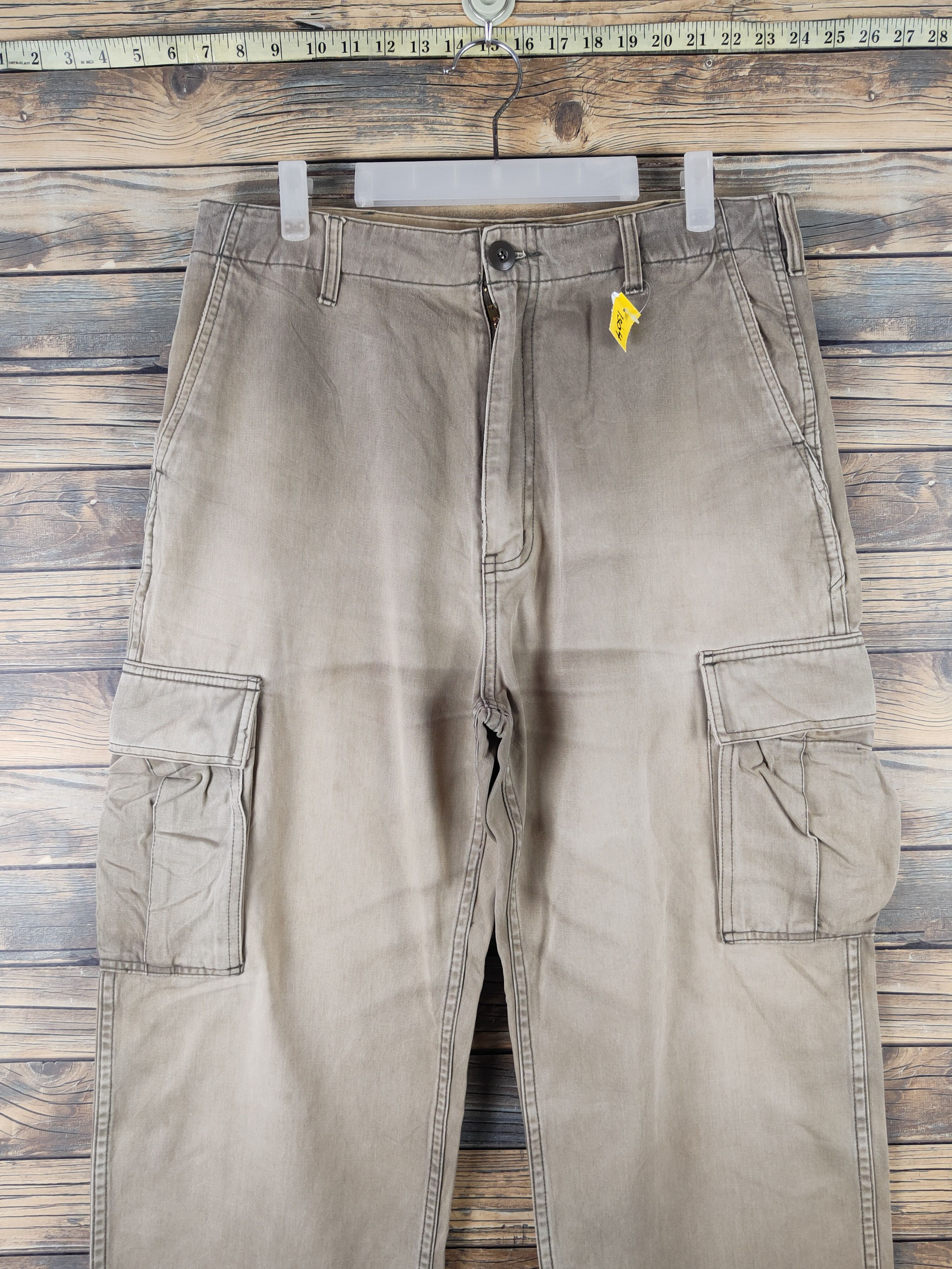 Japanese Brand DL Dog House Beige Multipocket Tactical Cargo Pants #1304 Size US 34 / EU 50 - 2 Thumbnail