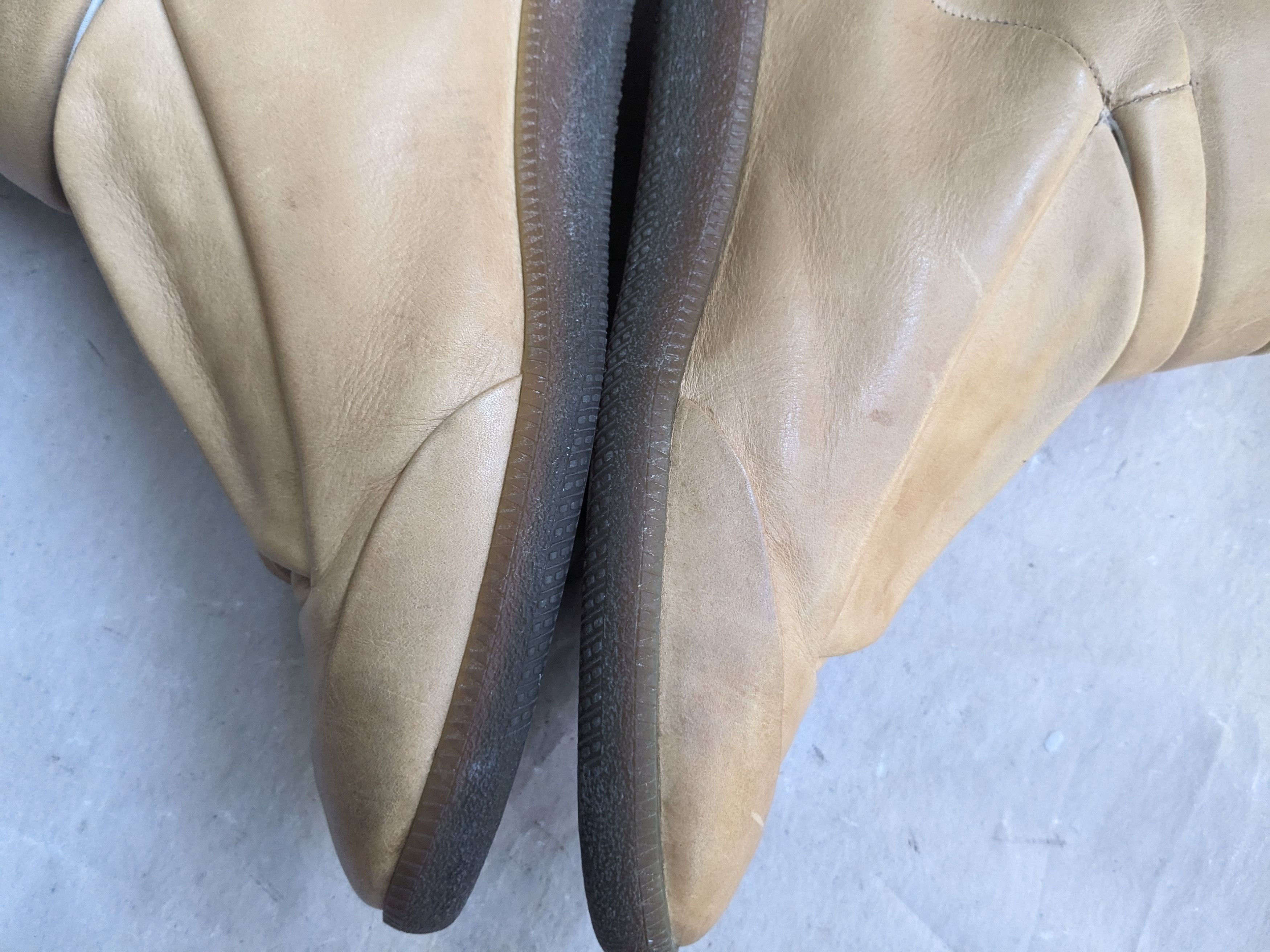 Maison Margiela Maison Margiela Future Tan Brown Leather 14 47 Italy High Size US 14 / EU 47 - 13 Thumbnail