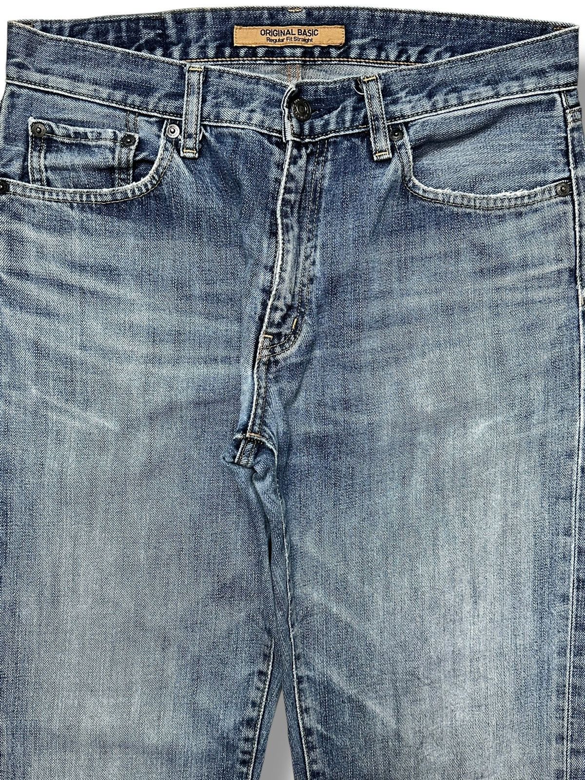 Uniqlo Vintage Uniqlo Regular Fit Straight Jeans With Bluewash Size US 32 / EU 48 - 2 Thumbnail