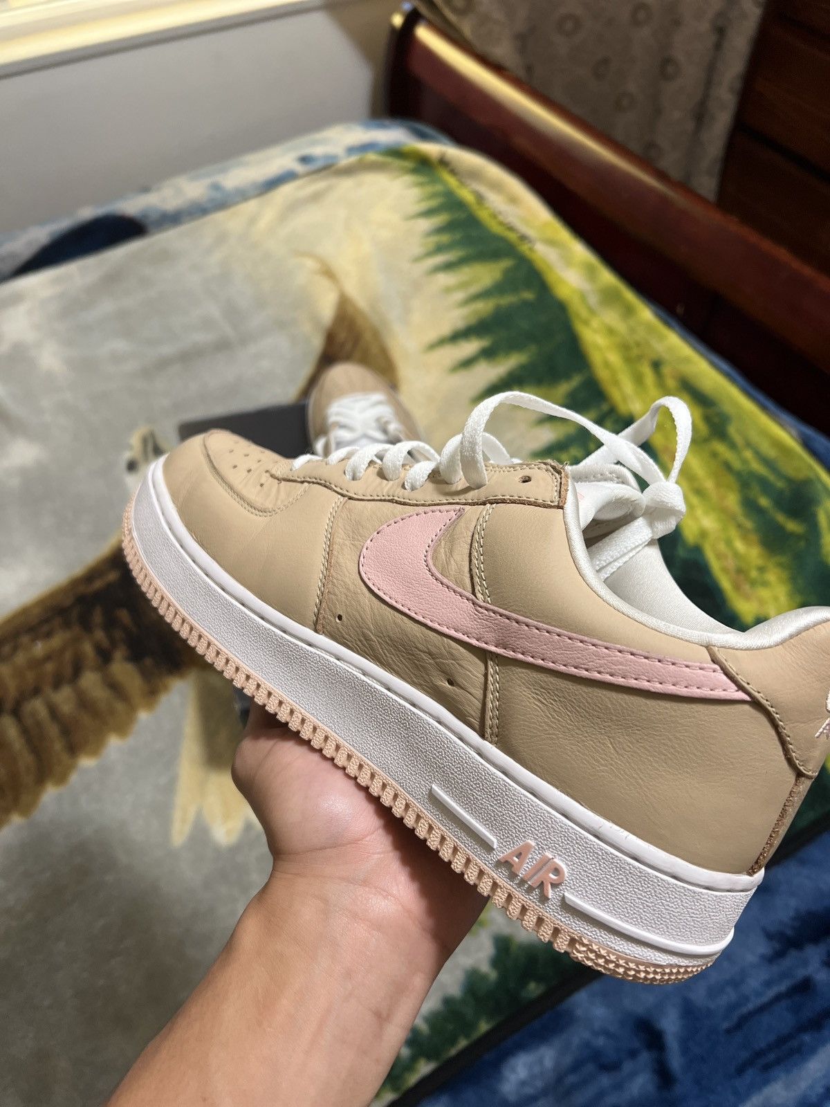 Kith × Nike *FINAL DROP* Nike x Kith Air Force 1 Linen 2016 Original Size US 10.5 / EU 43-44 - 2 Thumbnail