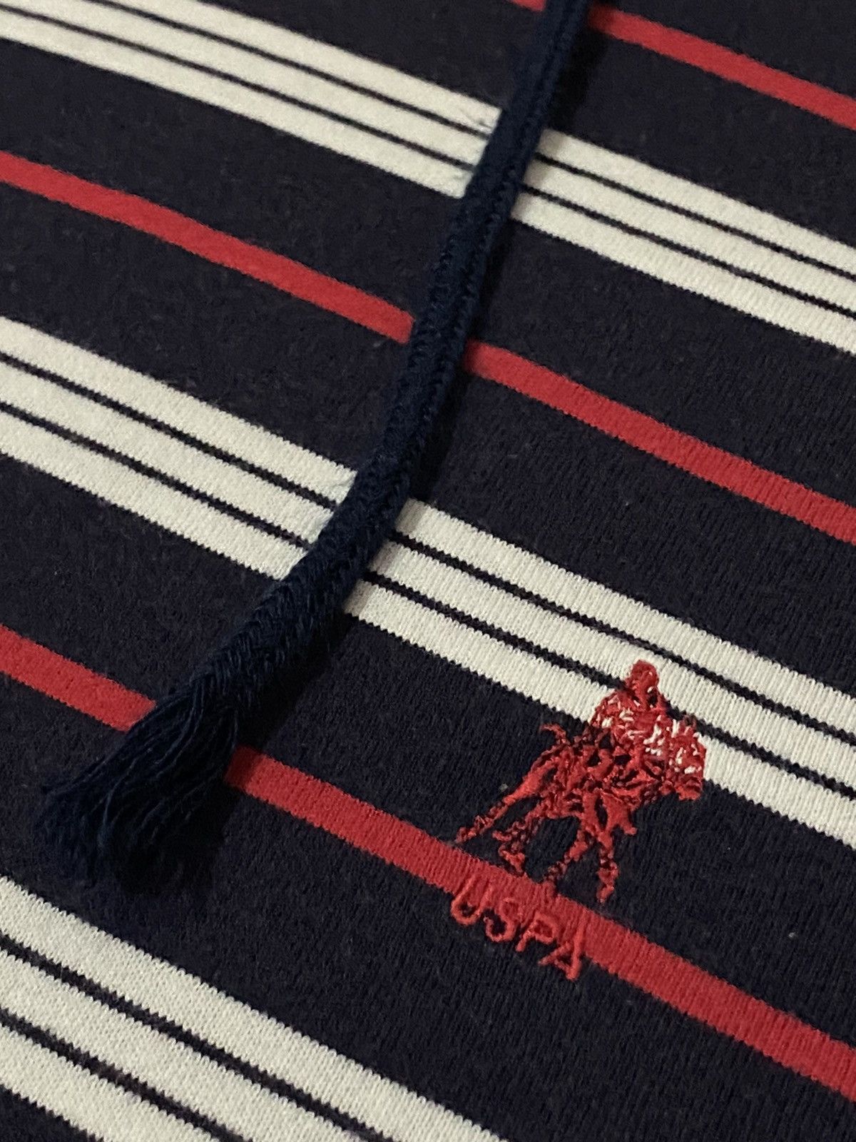 Japanese Brand × U.S. Polo Assn. U.S.POLO ASSOCIATION STRIPES HOODIE SHORT SLEEVES Size US M / EU 48-50 / 2 - 5 Thumbnail
