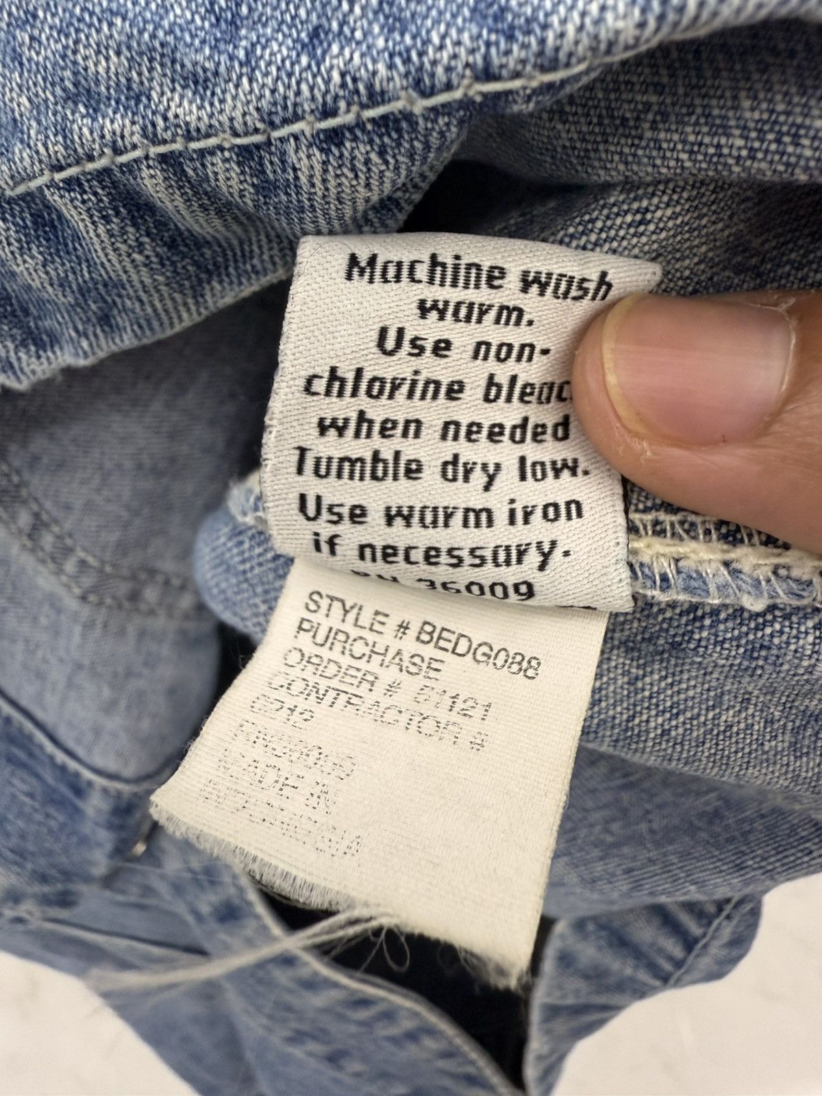 Calvin Klein 1990s Calvin Klein Chore Denim Jacket Retro/Classic Style Size US L / EU 52-54 / 3 - 7 Thumbnail