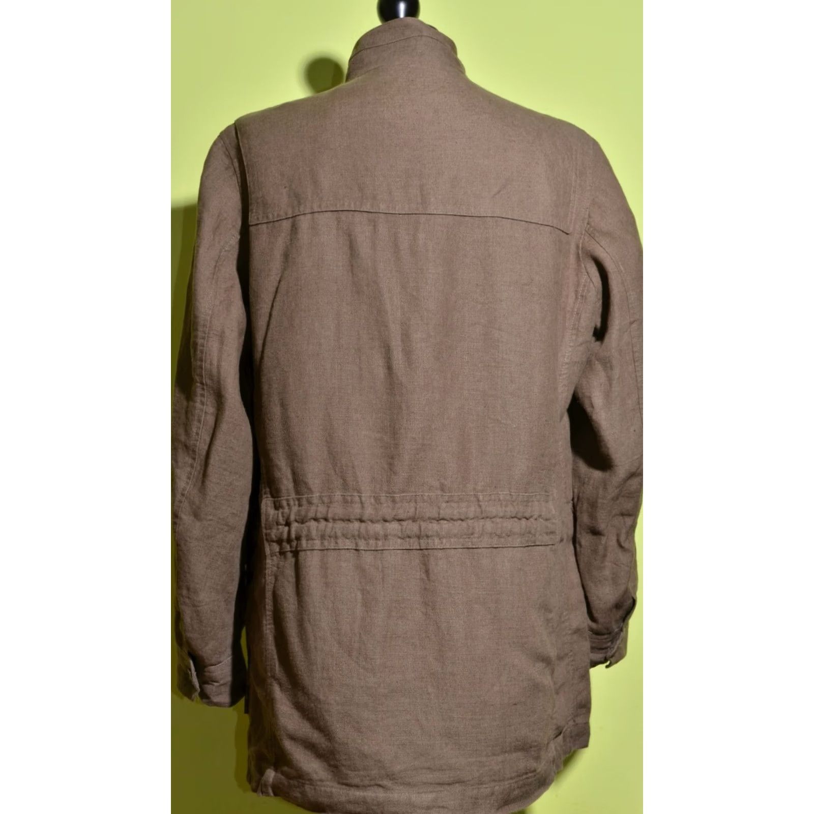 DAKS DAKS Jacket Mens 56 Brown Men Linen Multipocket Size Size US XL / EU 56 / 4 - 3 Thumbnail