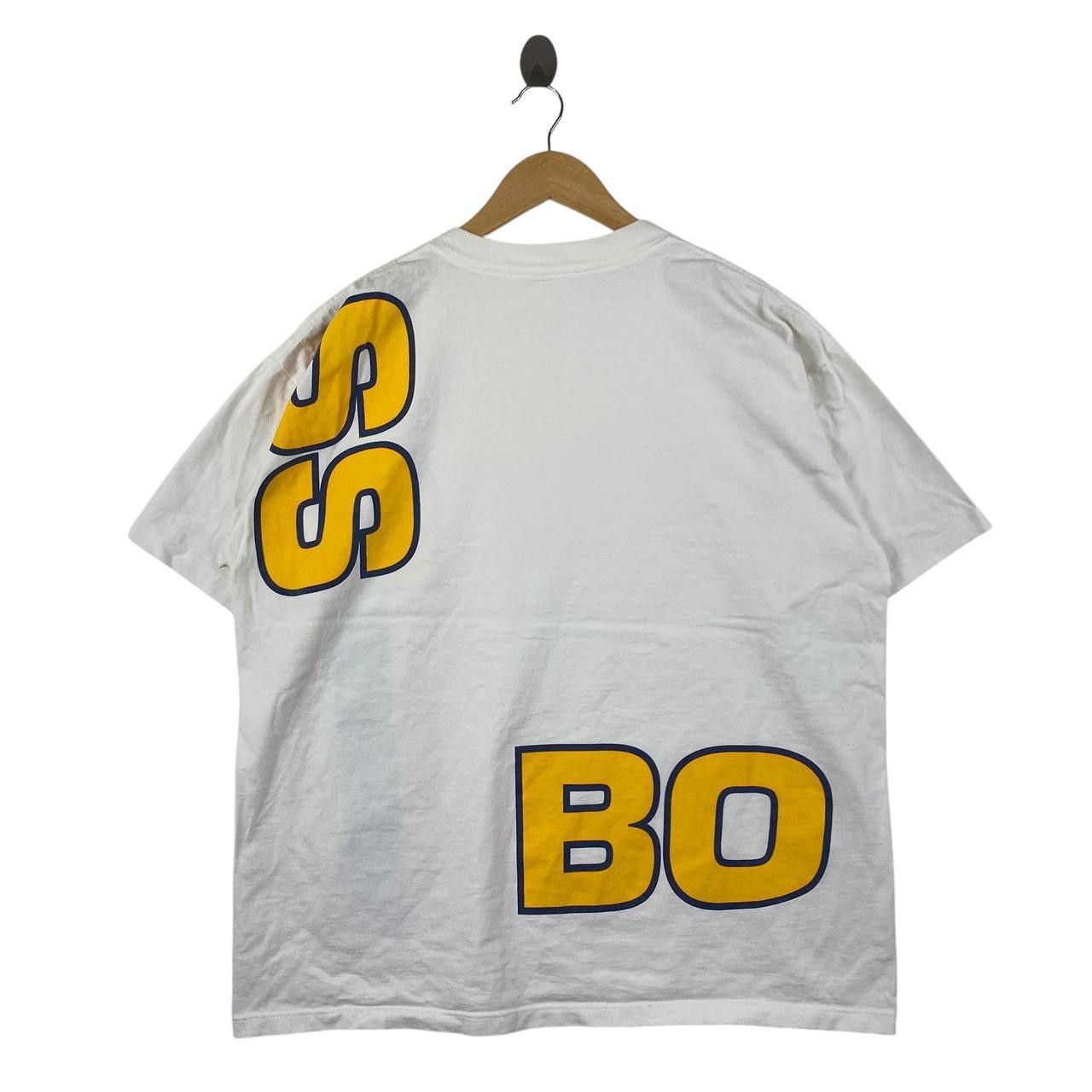 Vintage Vintage 90’ BOSS HUGO Hip Hop Rap Single Stitches Tee Shirt Size US XL / EU 56 / 4 - 3 Thumbnail