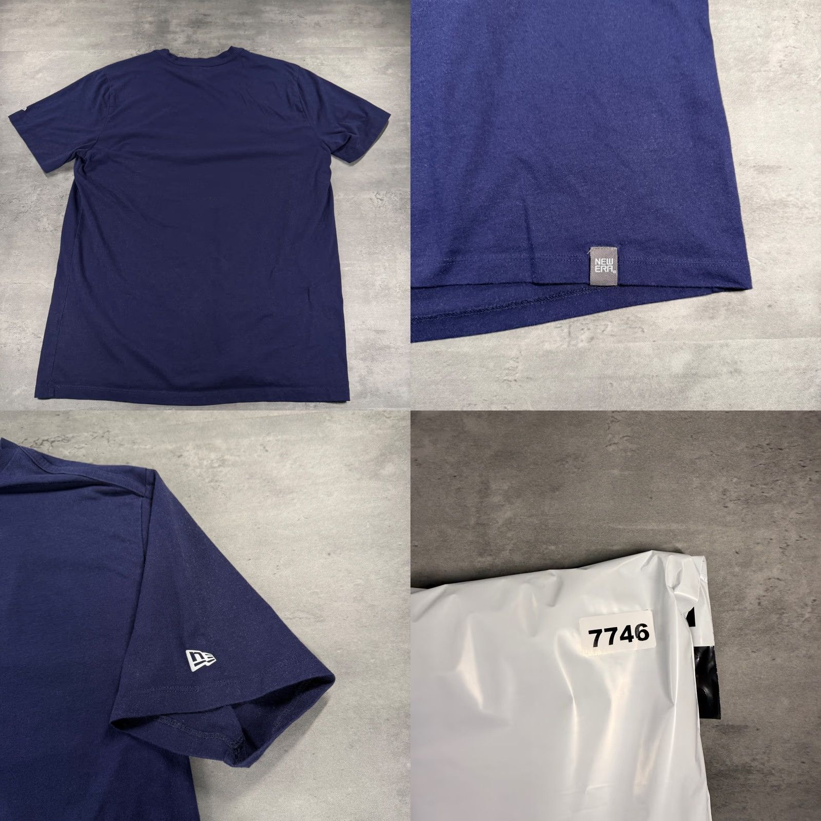New Era New Era T-Shirt Men Large Navy Crown Logo Graphic Print University Shirt Short Sleeve Crew Neck Cotton Blend Polyester Blend Lightweight Size US L / EU 52-54 / 3 - 8 Thumbnail