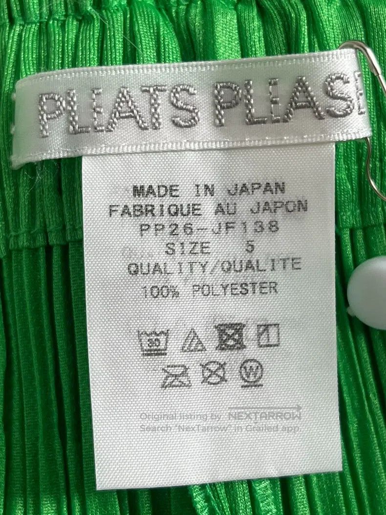 Issey Miyake Issey Miyake size:5 Green Shorts Size 23" - 3 Thumbnail