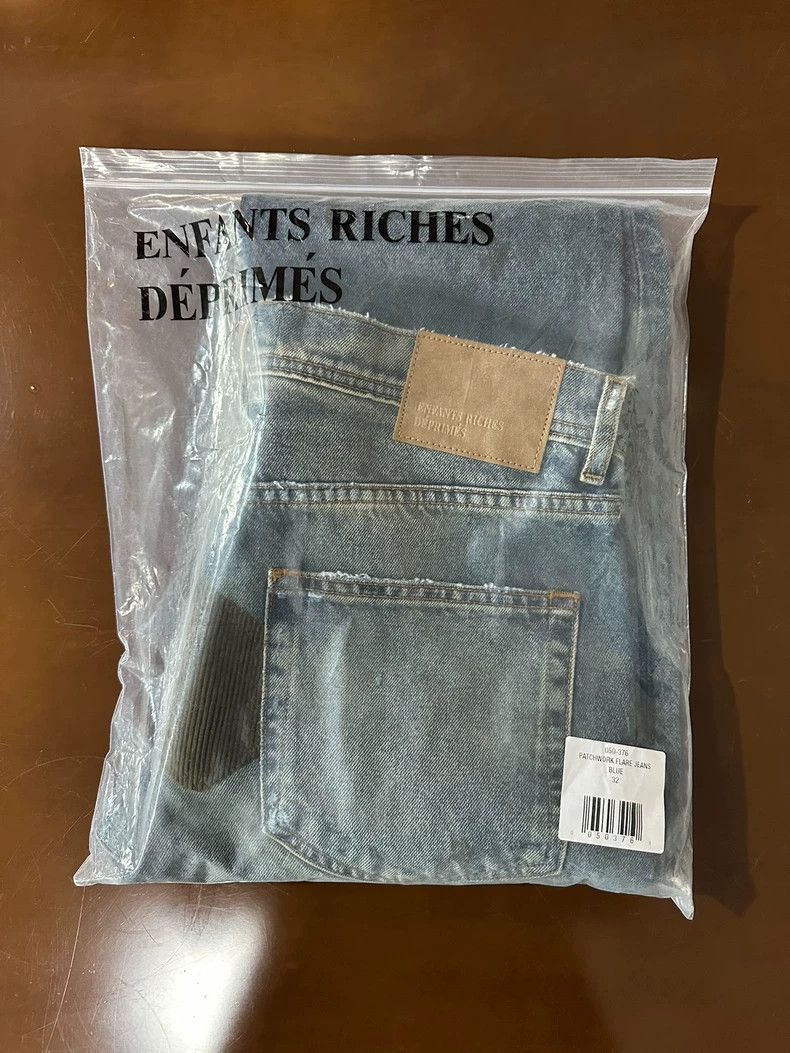 Enfants Riches Deprimes Enfants Riches Deprimes Blue corduroy spliced micro-Latin p Size US 32 / EU 48 - 4 Thumbnail