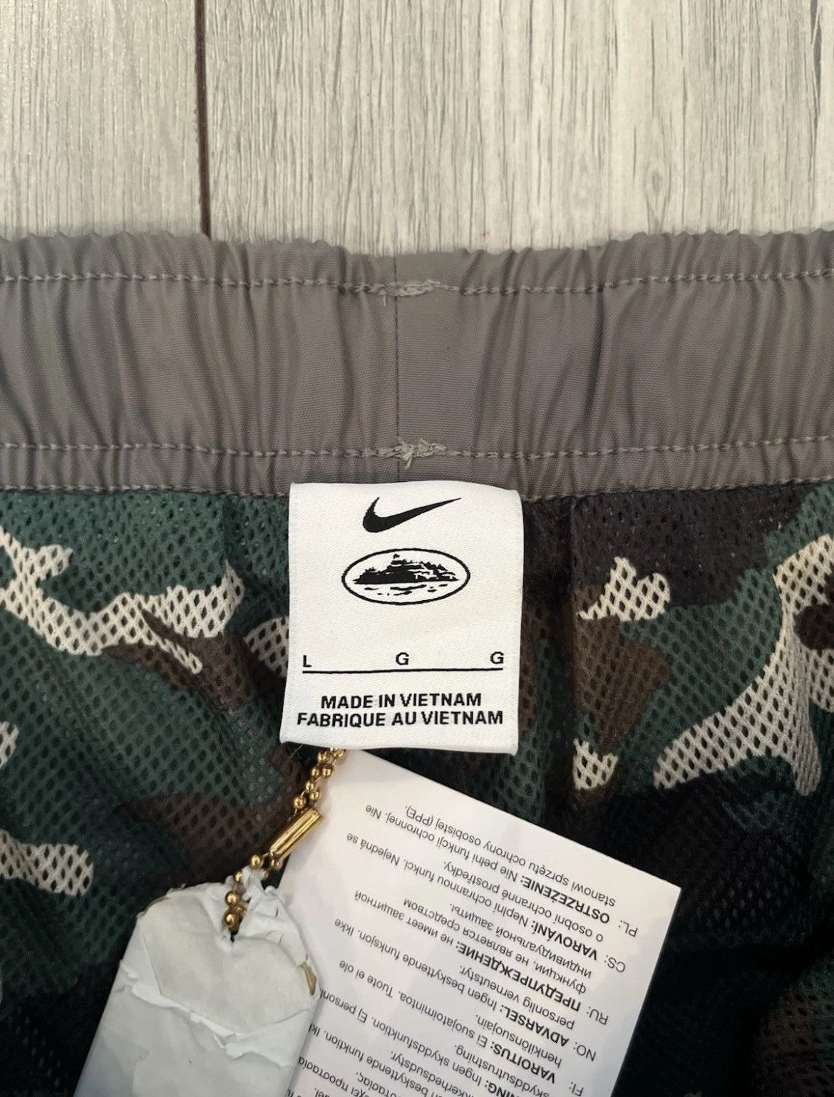 Corteiz × Nike Nike x Corteiz Gully Grey NRG Track Pants - Size L