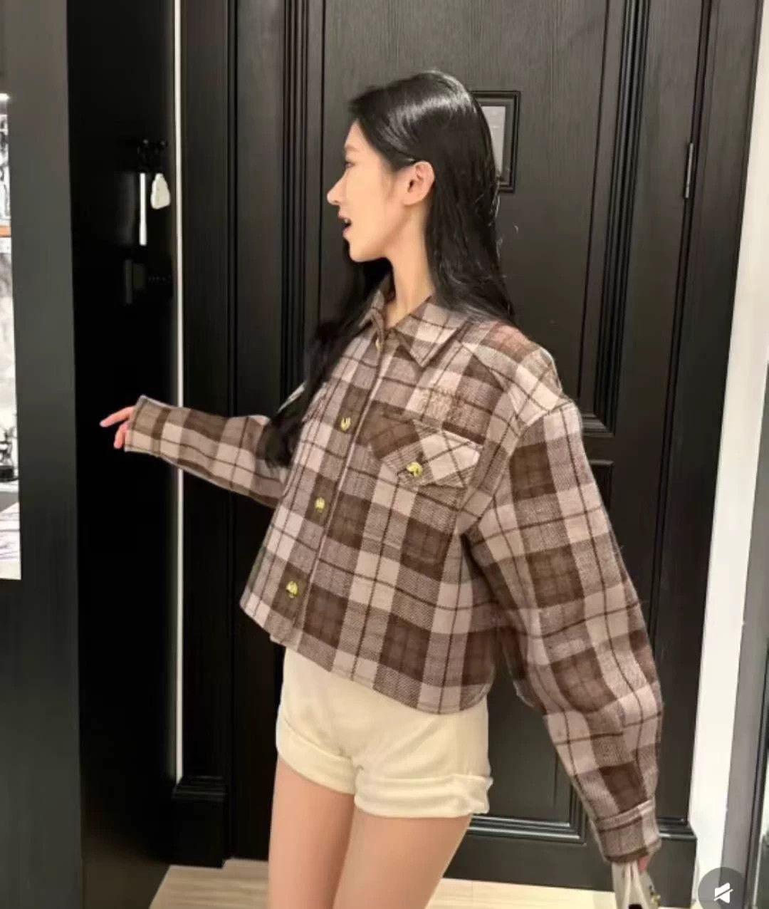 Miu Miu MIU MIU 24ss Wool Check Oversized Jacket NWT Size XS / US 0-2 / IT 36-38 - 9 Thumbnail