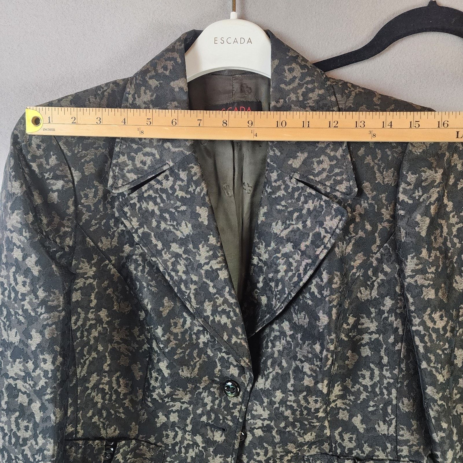 Escada Escada Pant Suit Women’s Camouflage Blazer Set Sz 12 Bronze Size XL / US 12-14 / IT 48-50 - 4 Thumbnail