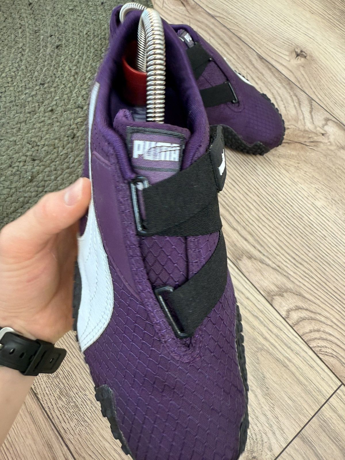 Puma × Vintage SALE✅✅ARCHIVE 2000s PUMA MOSTRO Leather BUBBLE SNEAKERS Size US 9 / IT 39 - 5 Thumbnail