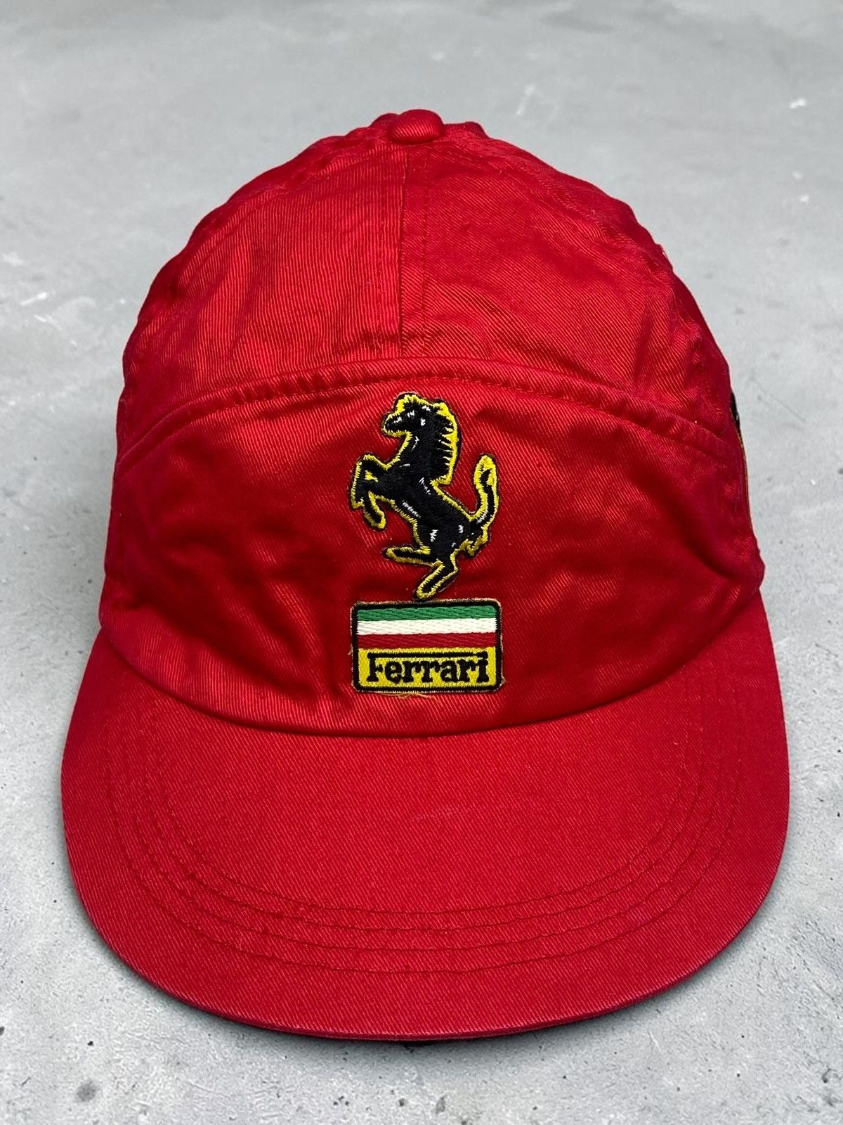 Ferrari Vintage 80s Ferrari Gerhard Berger F1 Cap Size ONE SIZE - 4 Thumbnail