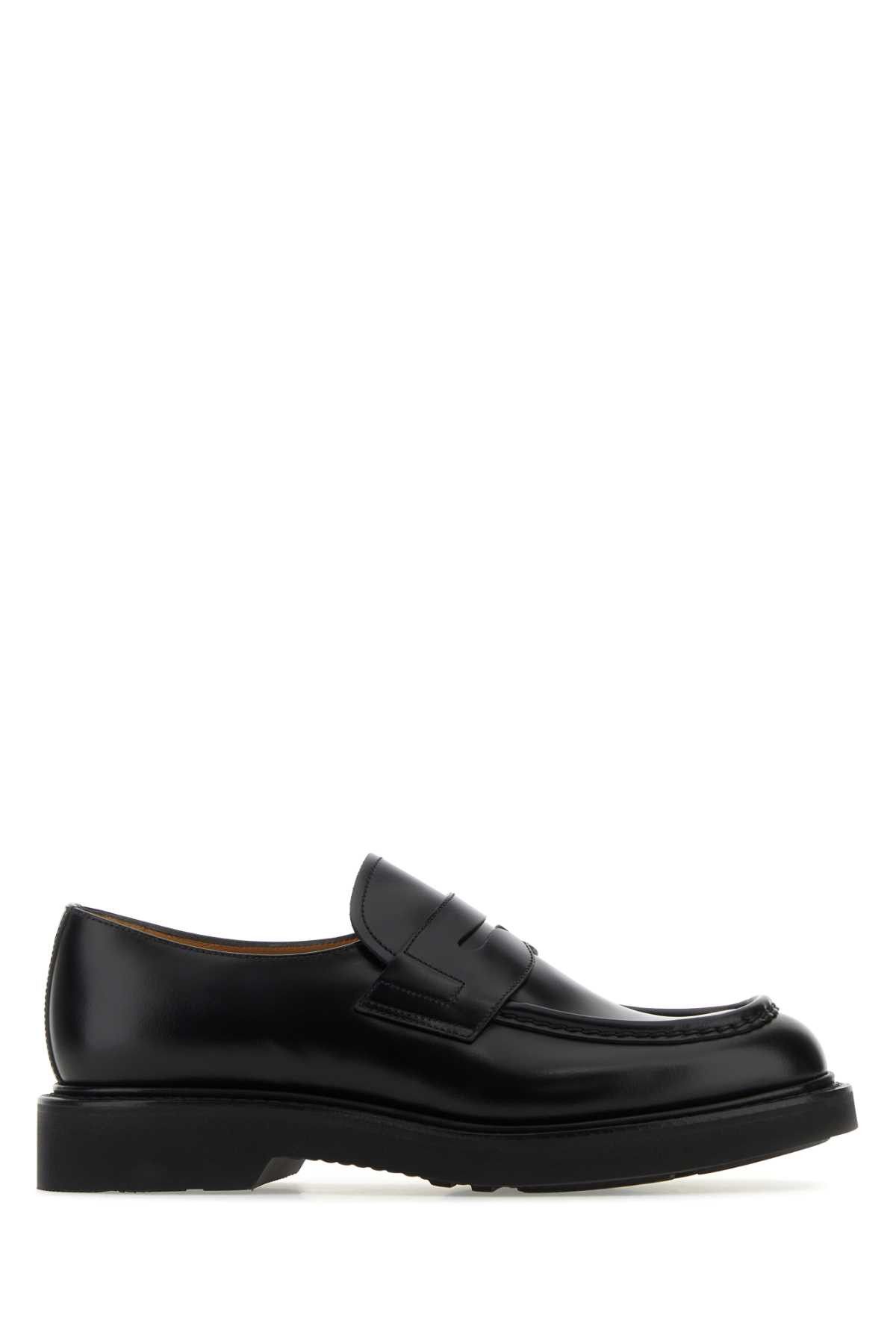 Churchs Black Leather Lynton Loafers | Grailed