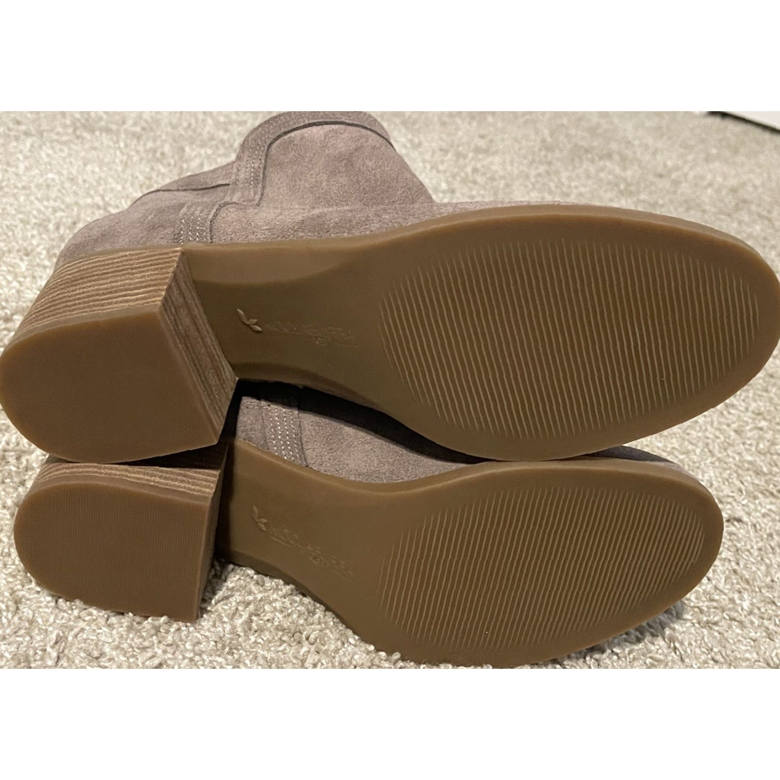 Ugg Koolaburra by UGG Womens THIA Ankle Boots Tan 12 US Block Heel Bootie Suede Pull On Round Toe Womens Boots - 1096441 Size US 10 / IT 40 - 7 Thumbnail