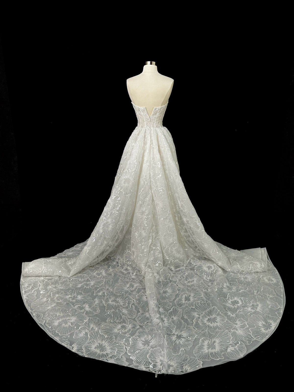 Other Preloved US 2 Anna Augusta Sweetheart Lace Bridal Gown Size XS / US 0-2 / IT 36-38 - 7 Thumbnail