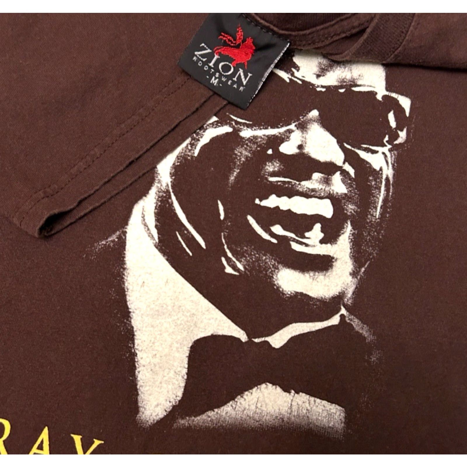 Vintage VINTAGE Ray Charles Father Of Soul 2005 VTG Shirt Mens Size M Brown Music 90s Tee Size US M / EU 48-50 / 2 - 2 Thumbnail