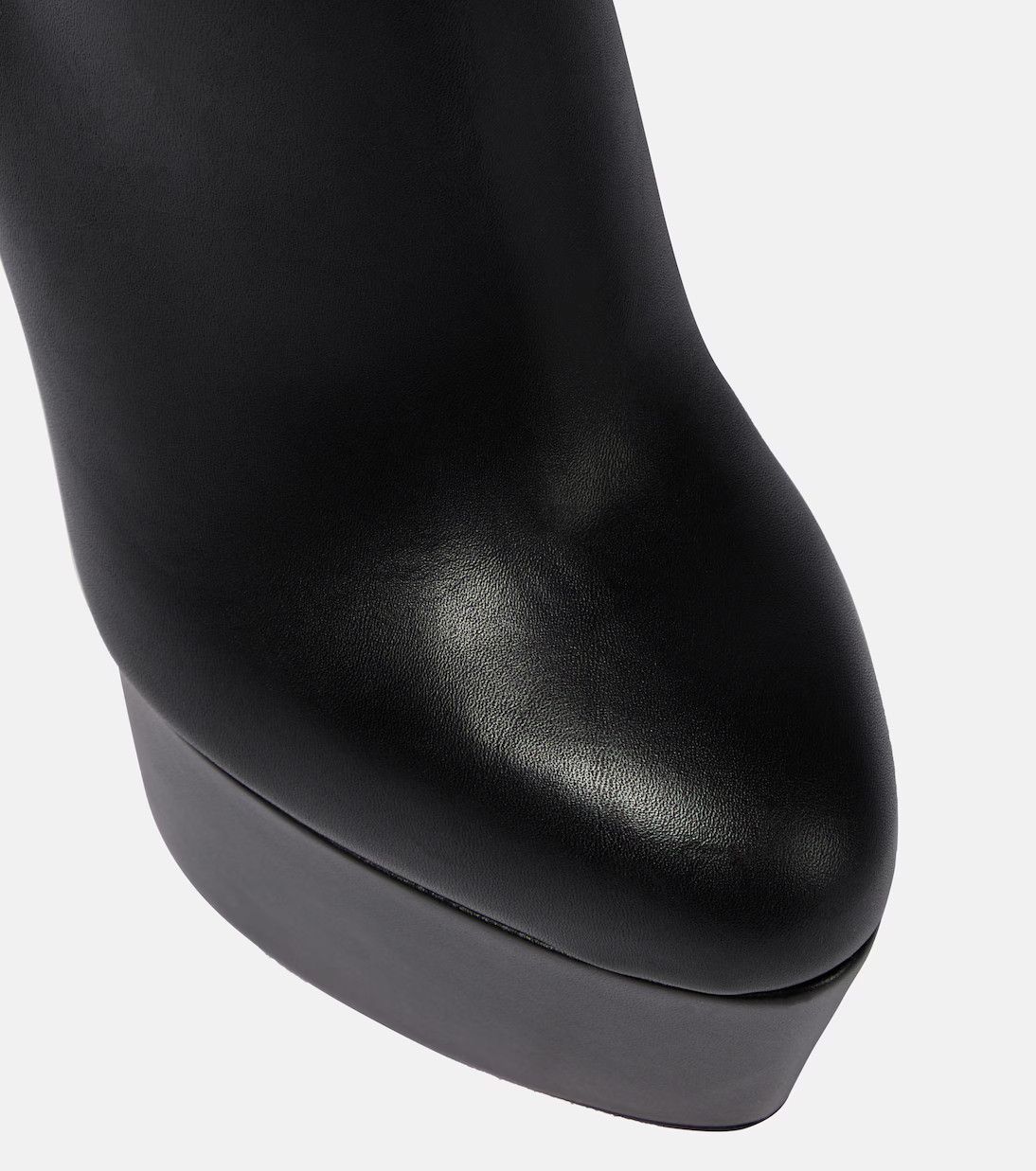 Christian Louboutin o1s1wg111224 Dolly Booty Alta 160 Calf in Black Size US 8 / IT 38 - 6 Thumbnail