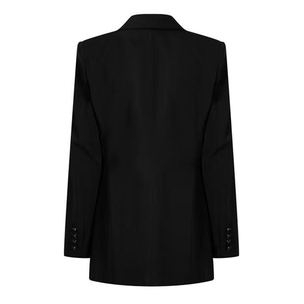 Dolce & Gabbana o1g2r1mq1024 Flower Double Breasted Wool Jacket in Nero Size S / US 4 / IT 40 - 2 Thumbnail