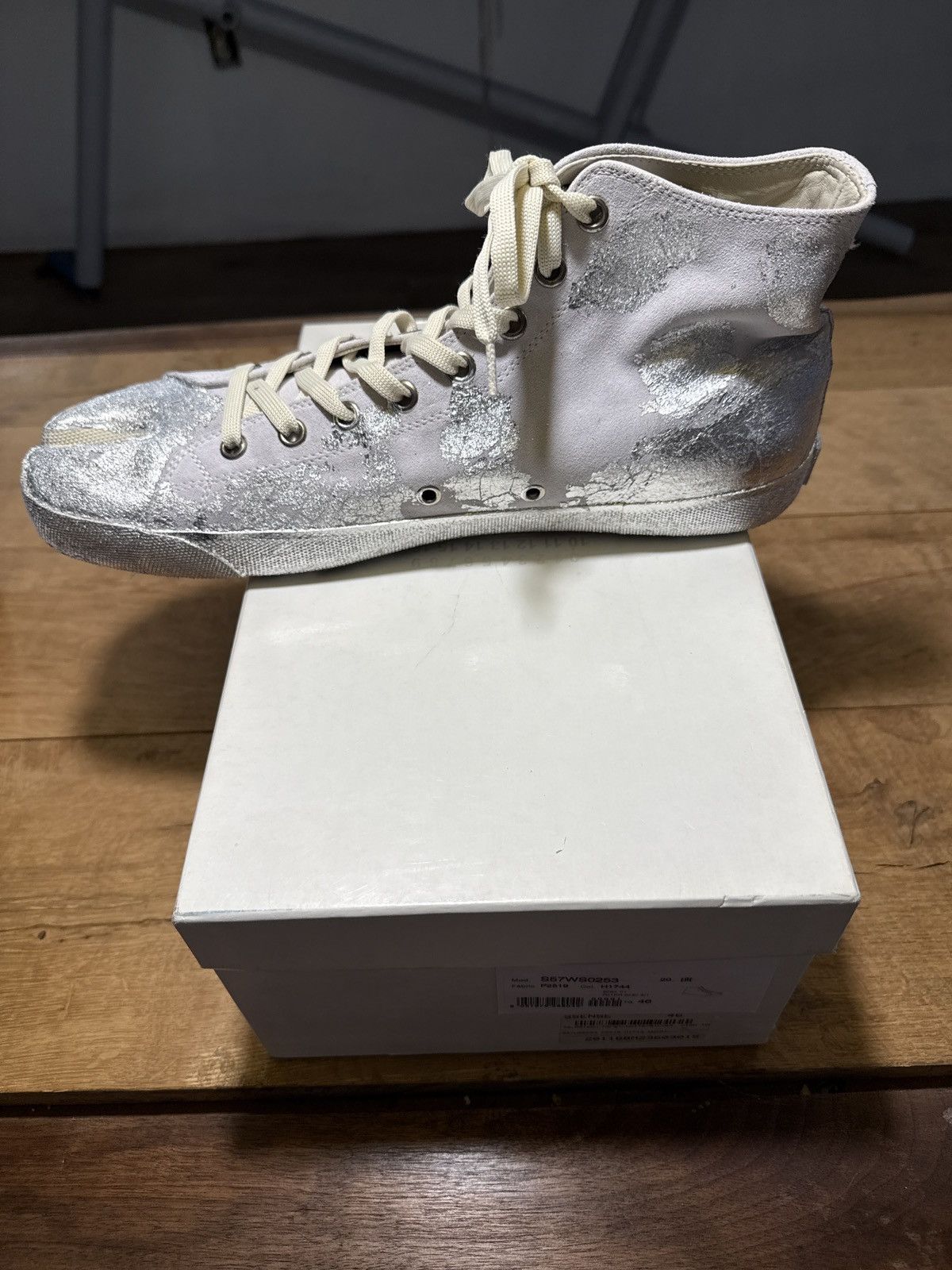 Maison Margiela Tabi High Top Glitter Size US 13 / EU 46 - 3 Thumbnail