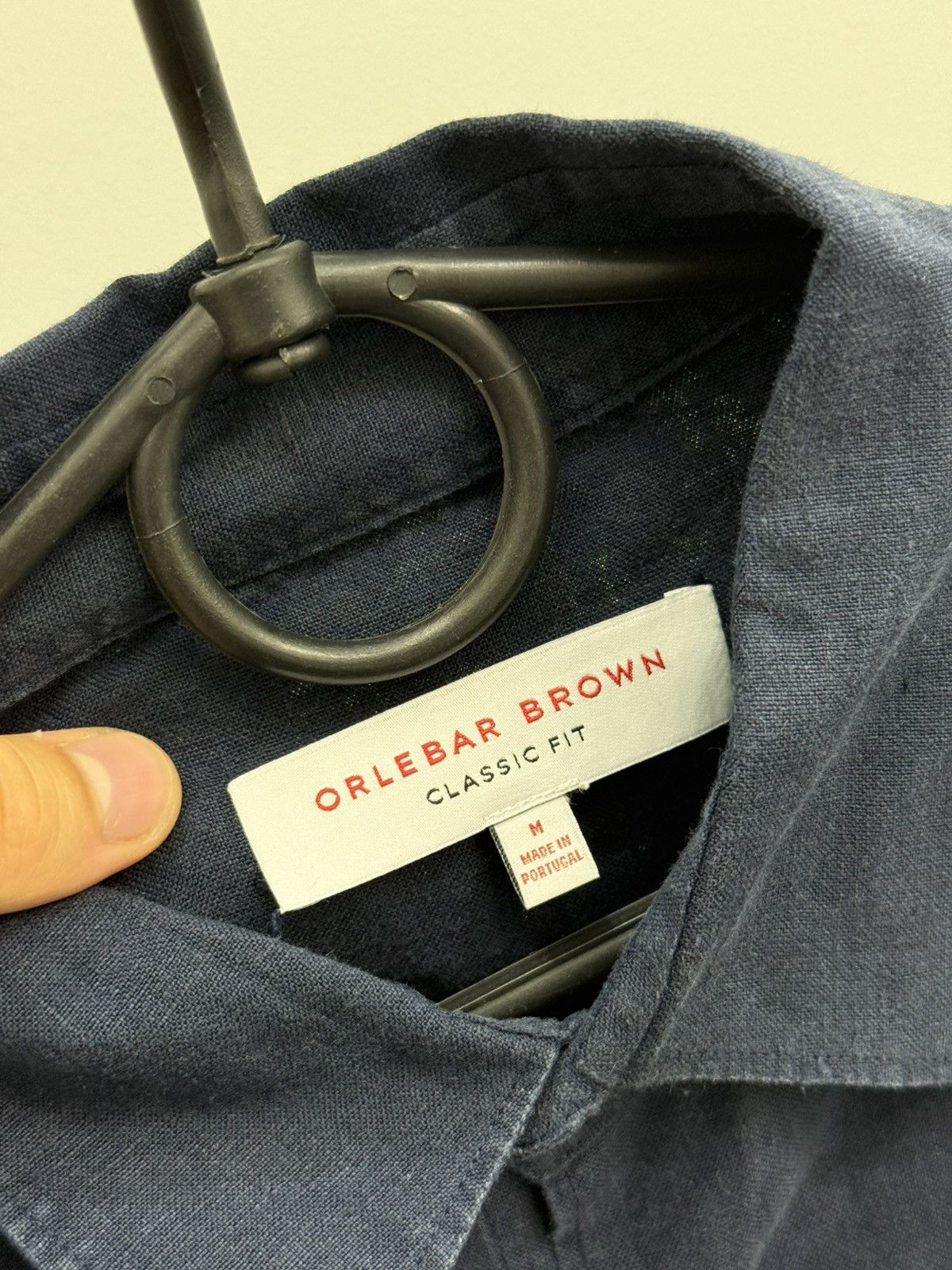 Orlebar Brown Orlebar Brown Classic Linen Shirt Size US M / EU 48-50 / 2 - 4 Thumbnail