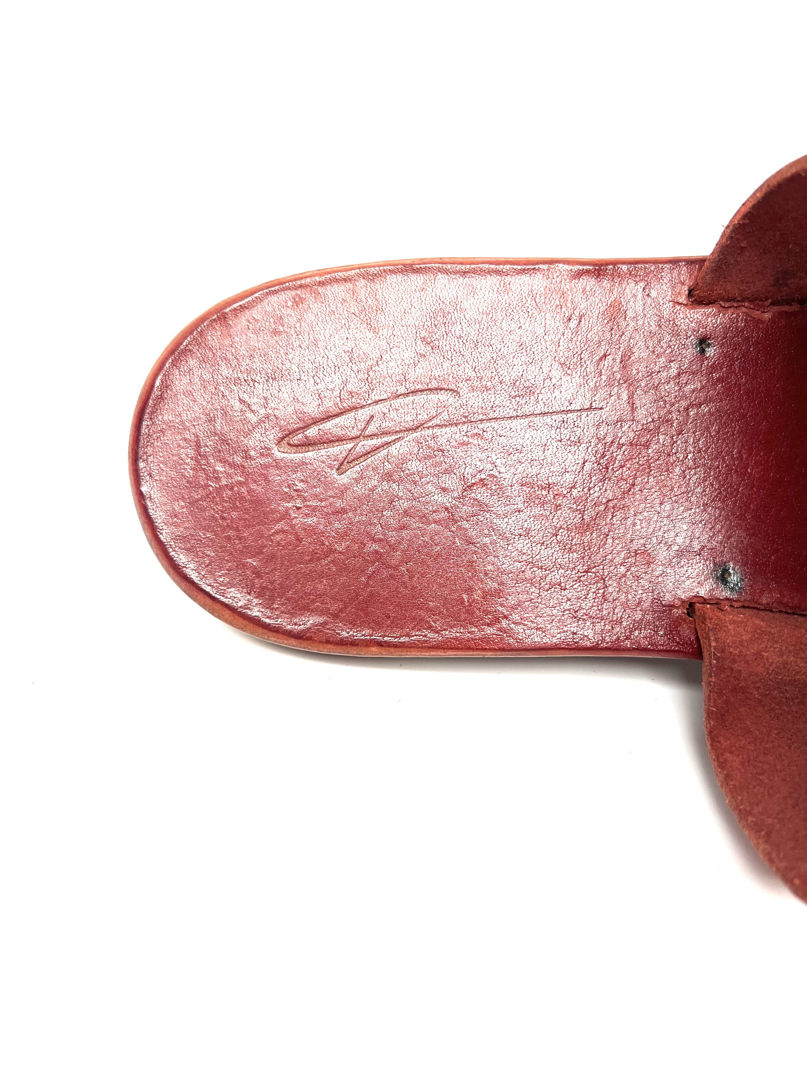 Dimissianos & Miller DIMISSIANOS & MILLER LEATHER SLIDE / SANDALS Size US 11 / EU 44 - 18 Thumbnail