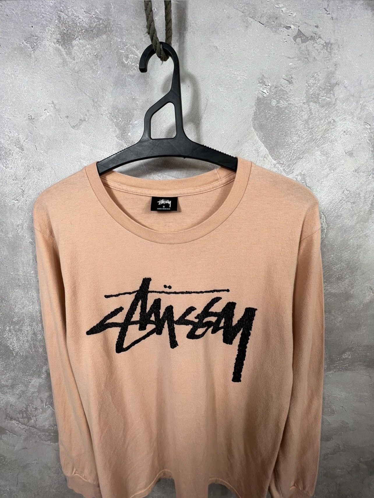 Stussy Vintage Stussy Y2k Distressed Long Sleeve tee Size US S / EU 44-46 / 1 - 4 Thumbnail