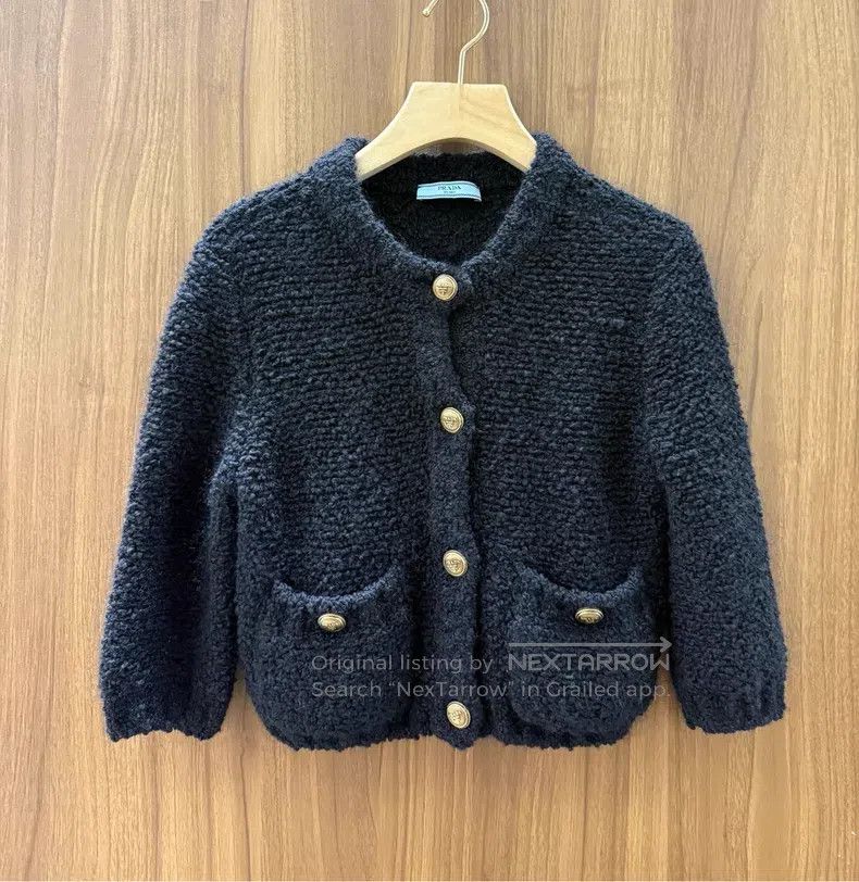 Prada Prada Wool-blend cardigan jacket Size XS / US 0-2 / IT 36-38 - 1 Thumbnail