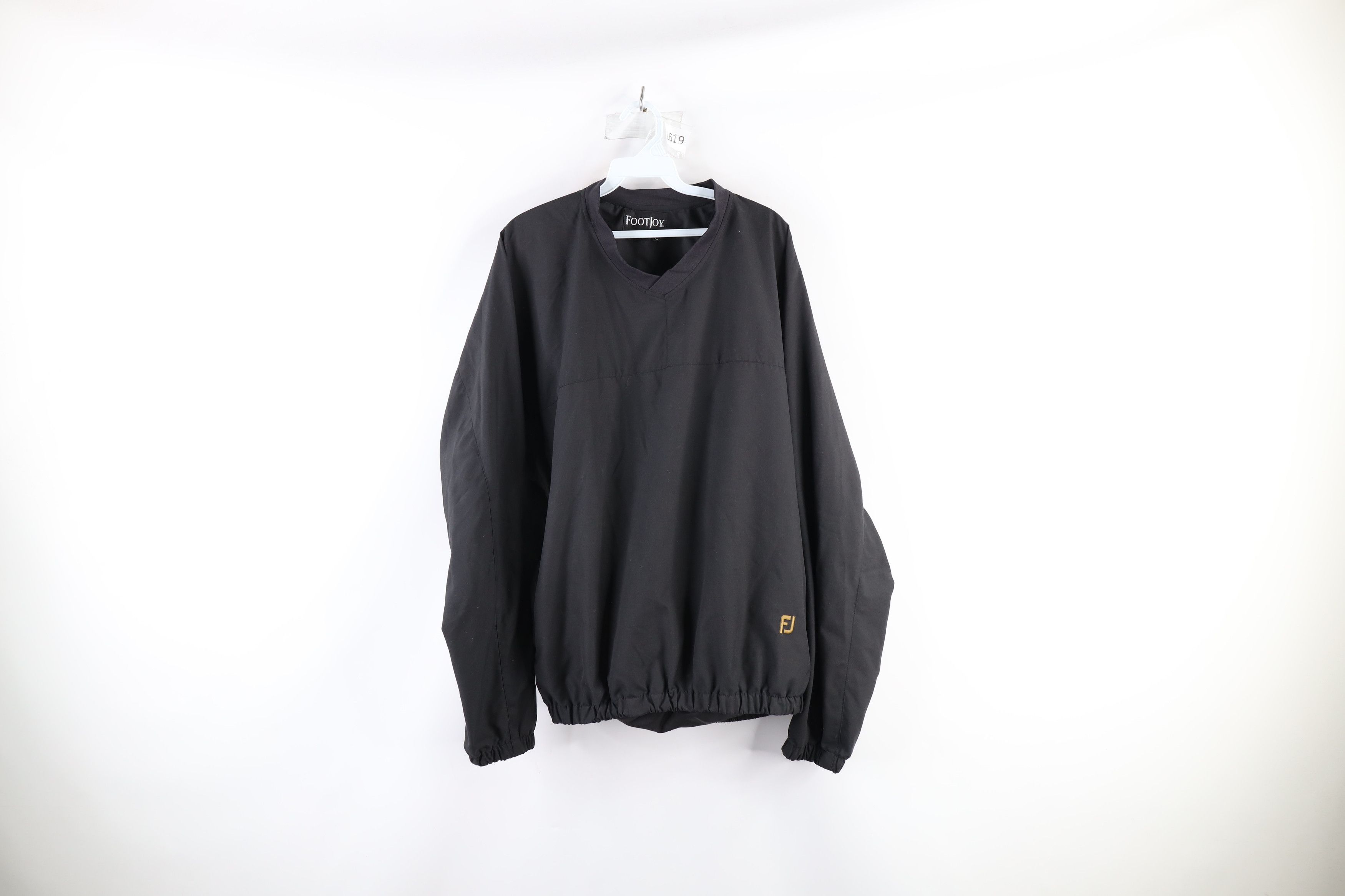Footjoy × Vintage Vintage FootJoy Pullover Golf Windbreaker Rain Jacket Black Size US L / EU 52-54 / 3 - 1 Thumbnail