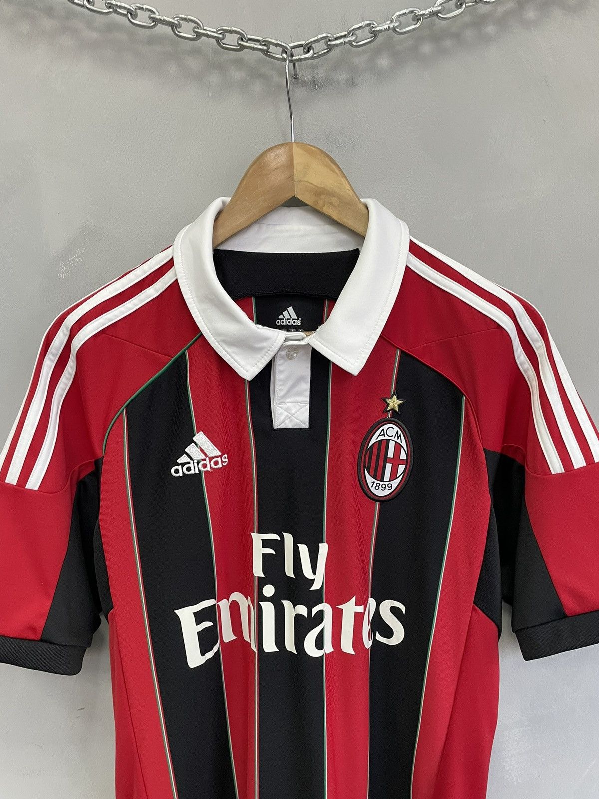 Adidas Ac Milan adidas archive Fly Emirates jersey tee Size US M / EU 48-50 / 2 - 2 Thumbnail
