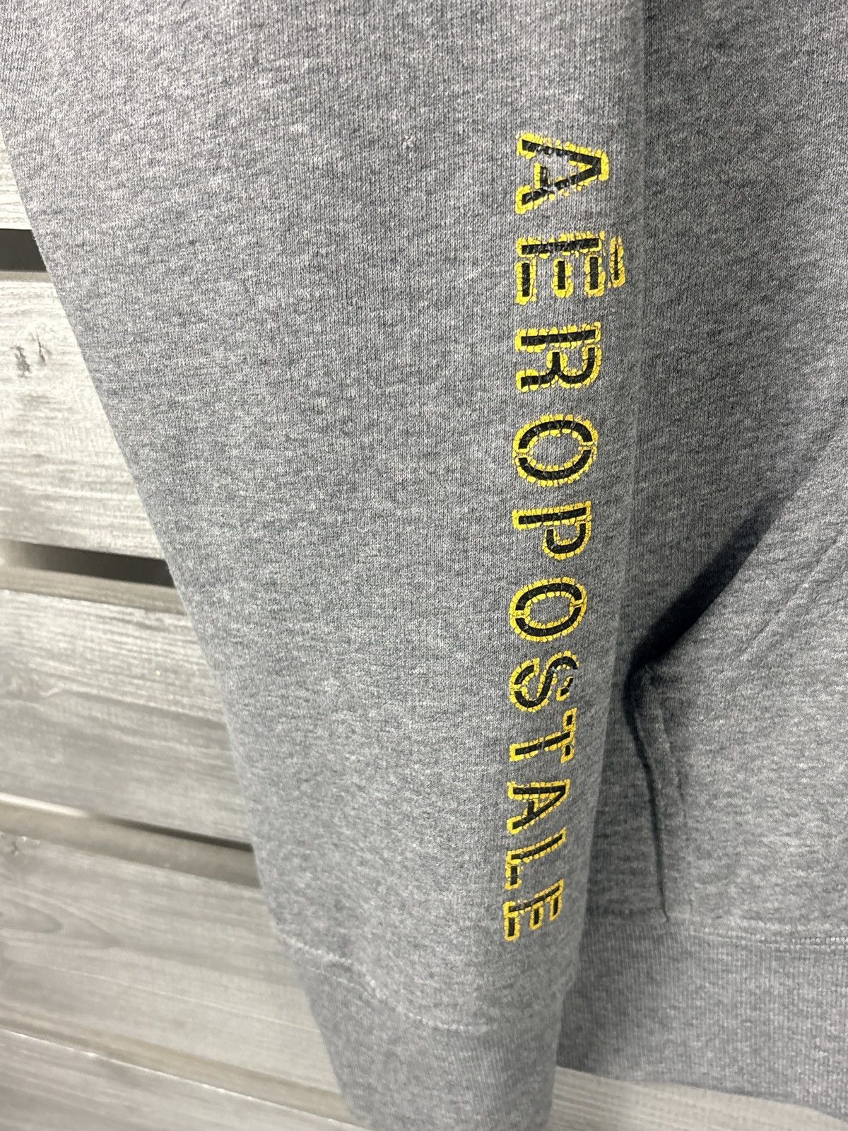 Aeropostale Vintage 90s AEROPOSTELE Hoodie Sweatshirt Mens M worn faded Size US M / EU 48-50 / 2 - 4 Thumbnail
