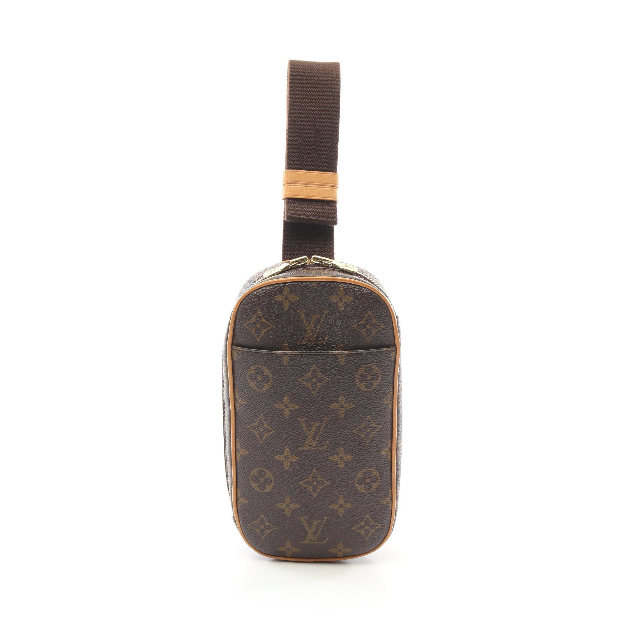 Louis Vuitton Louis Vuitton Pochette Ganju Monogram Body Bag Leather Brown Size ONE SIZE - 1 Thumbnail