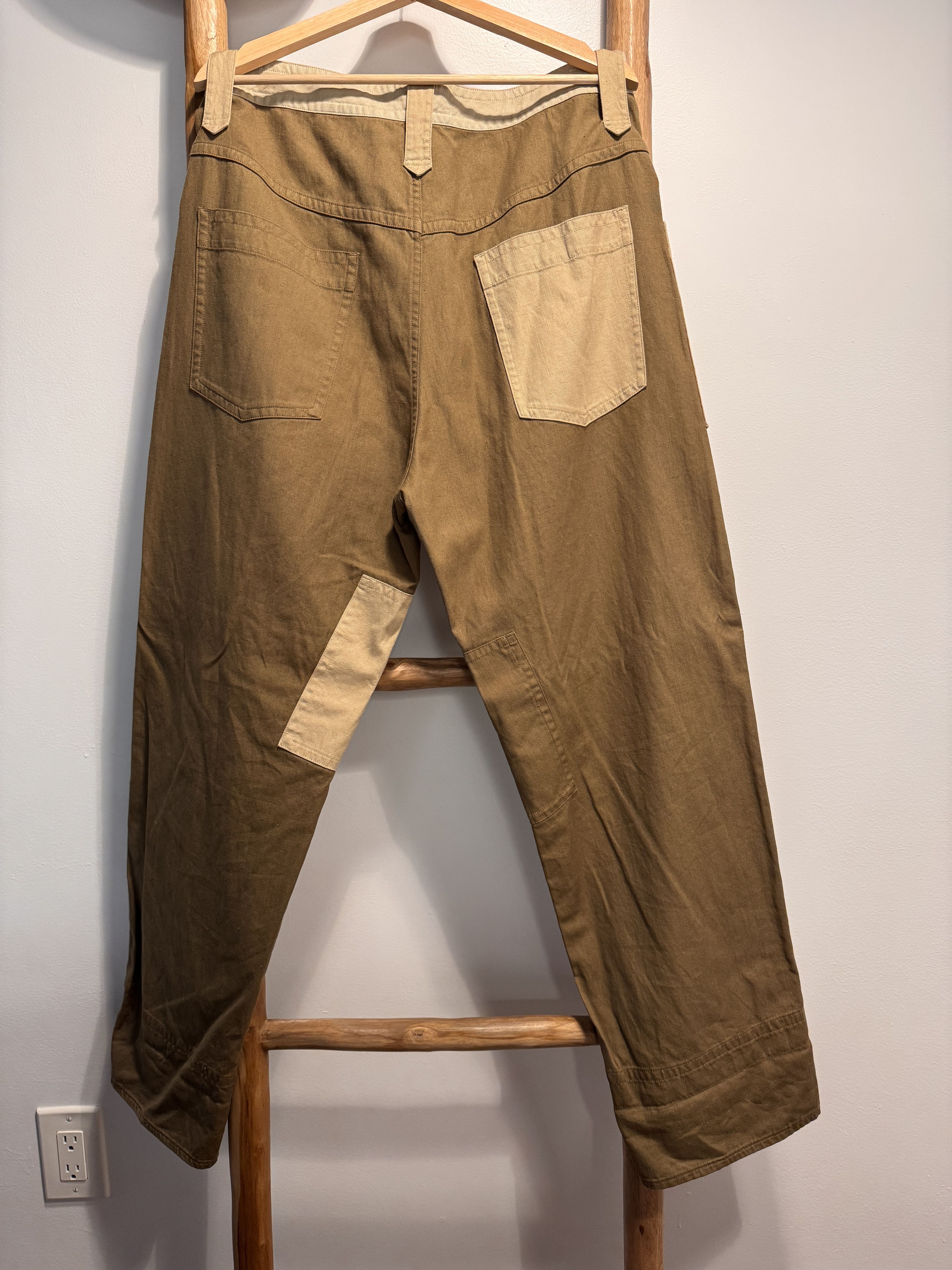 Isabel Marant Isabel Marant Colorblock Straight Leg Pants Size US 34 / EU 50 - 5 Thumbnail