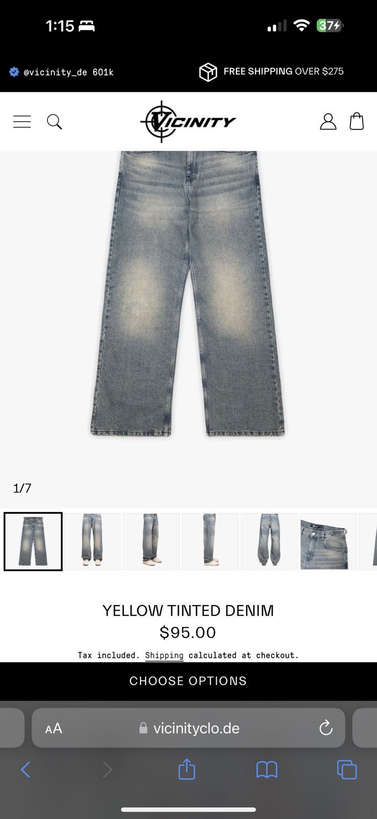 Other Vicinity yellow tinted denim Size US 30 / EU 46 - 3 Thumbnail