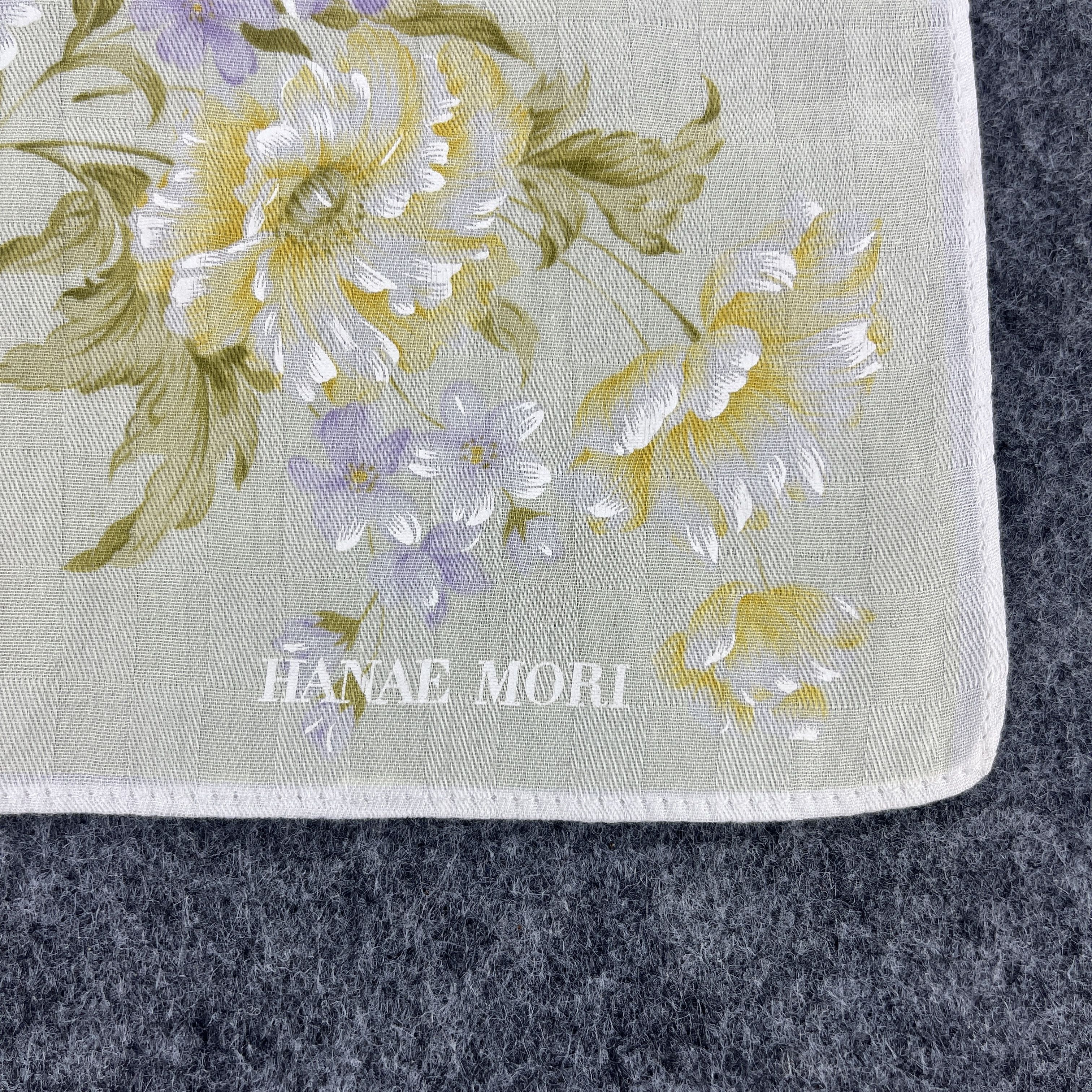 Japanese Brand Hanae Mori Bandana / Handkerchief / Neckerchief B040 Size ONE SIZE - 3 Thumbnail