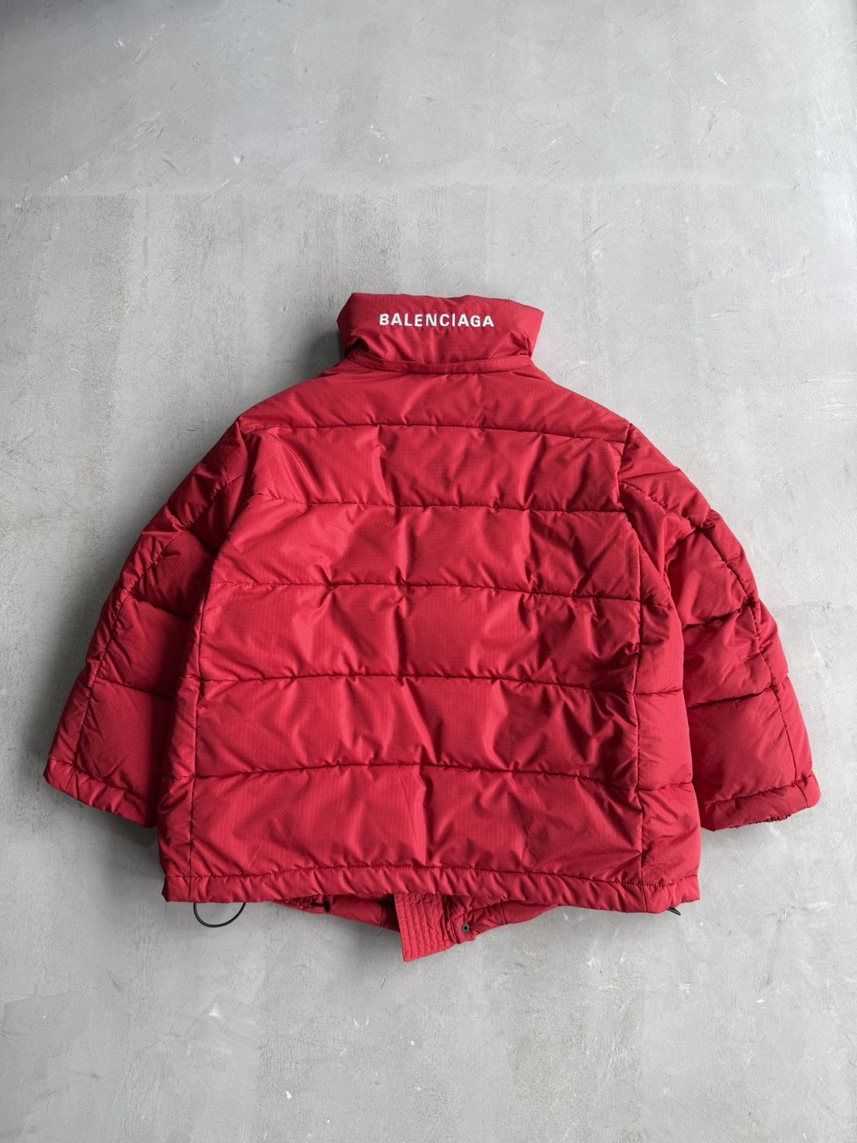 Balenciaga Balenciaga - F/W 2019 Red Swing Puffer Jacket Size US L / EU 52-54 / 3 - 4 Thumbnail