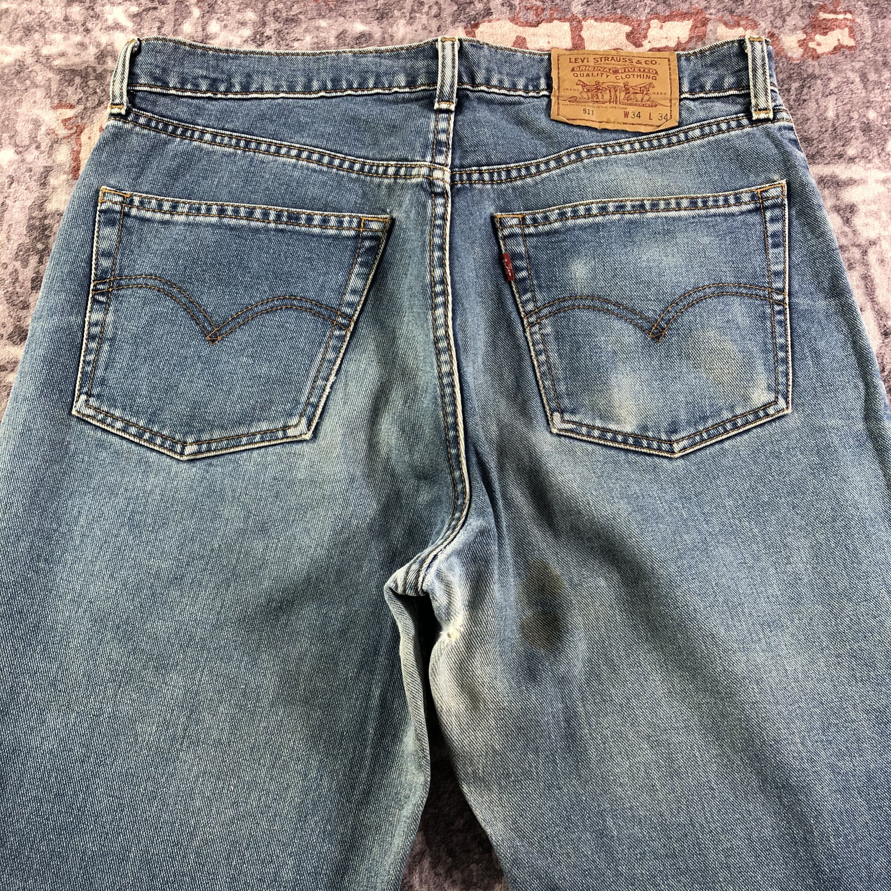Levi's × Vintage 90s Vintage Levis 511 Jeans-JM3299 Size US 33 - 4 Thumbnail